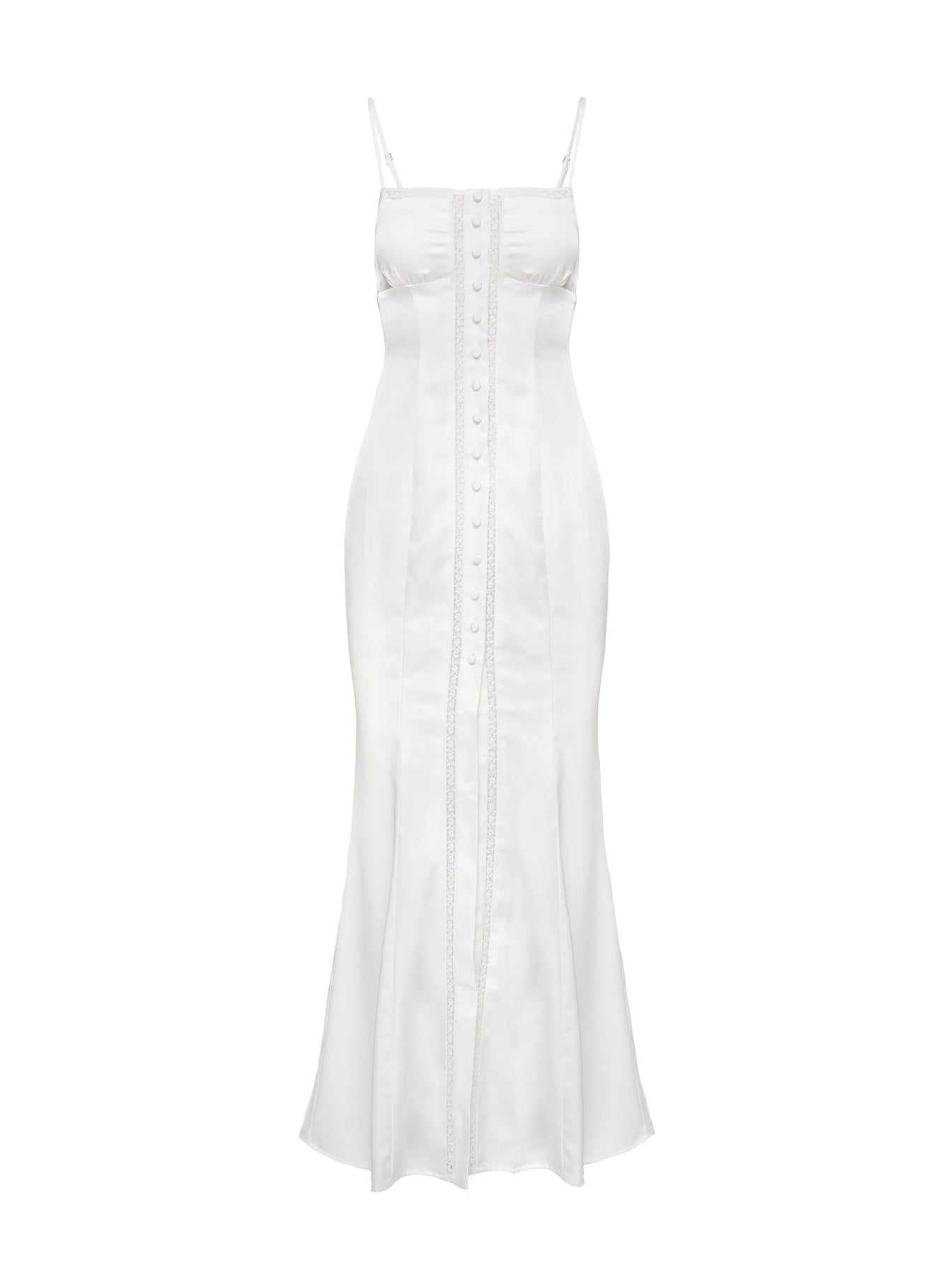 Ematie Maxi Dress White、mySite、solidvoid