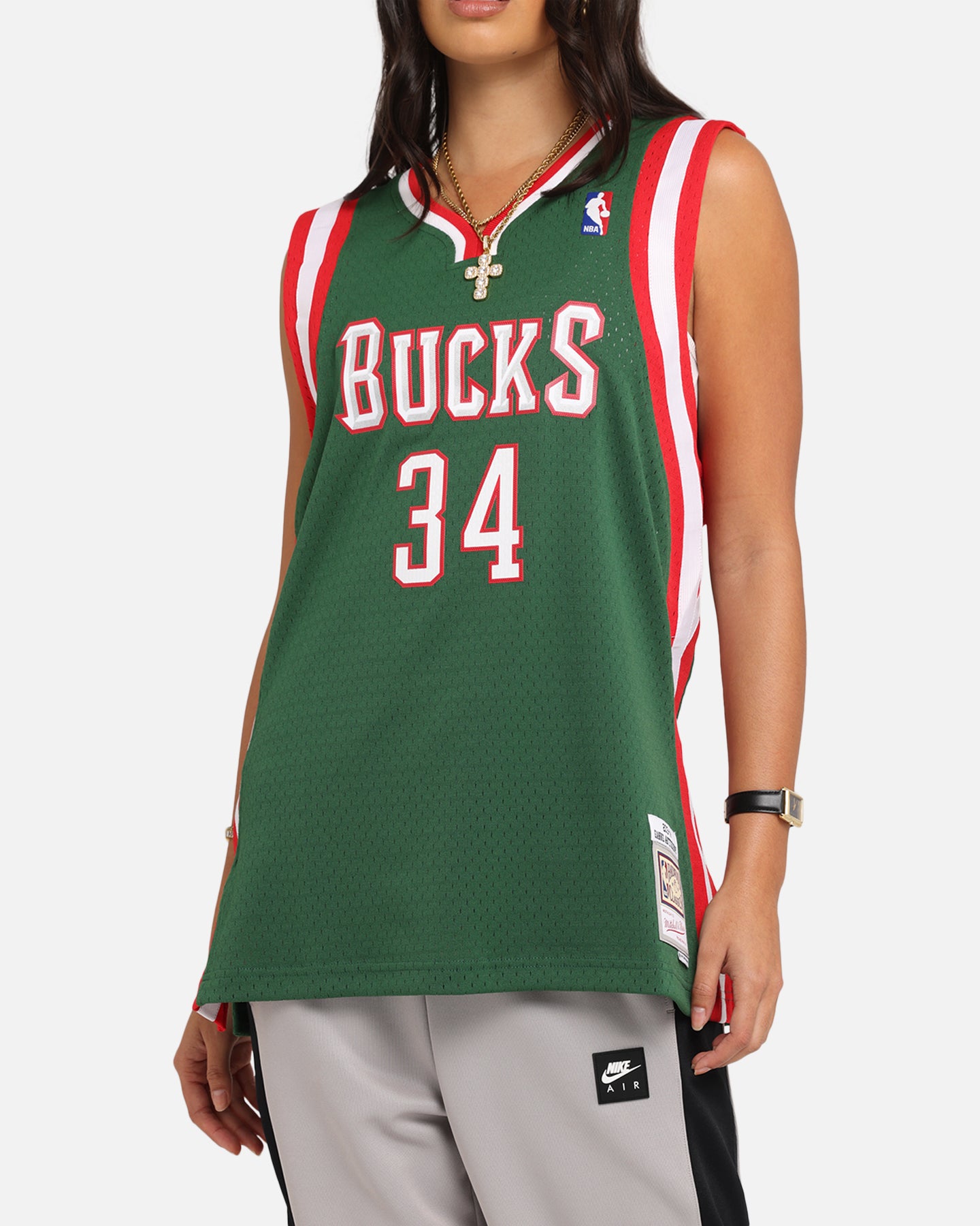 Mitchell & Ness Milwaukee Bucks Giannis Antetokounmpo Swing Jersey Dark Green、mySite、zt4zffjzw