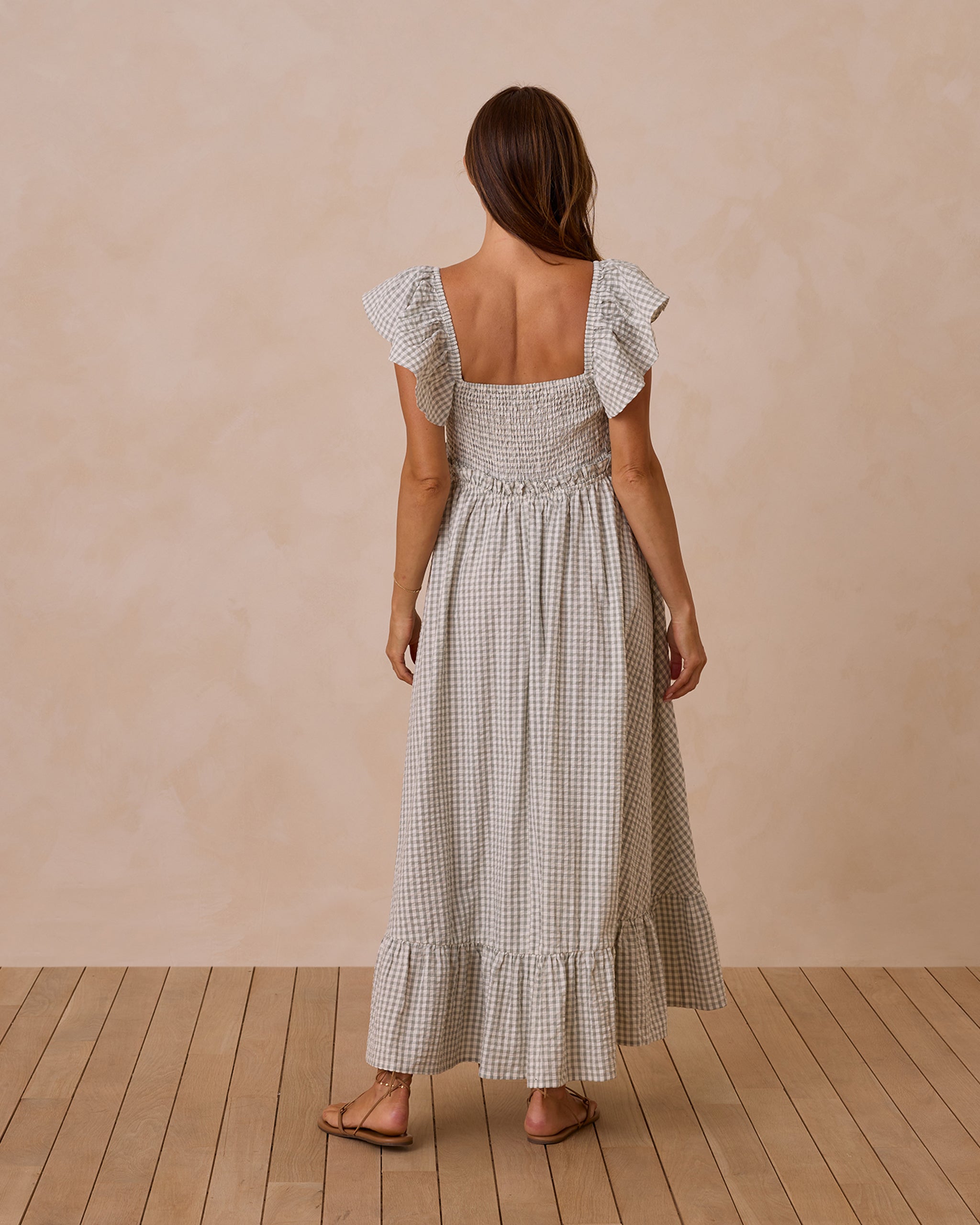  Francesca Dress | Eucalyptus Gingham、mySite、layawaytickets