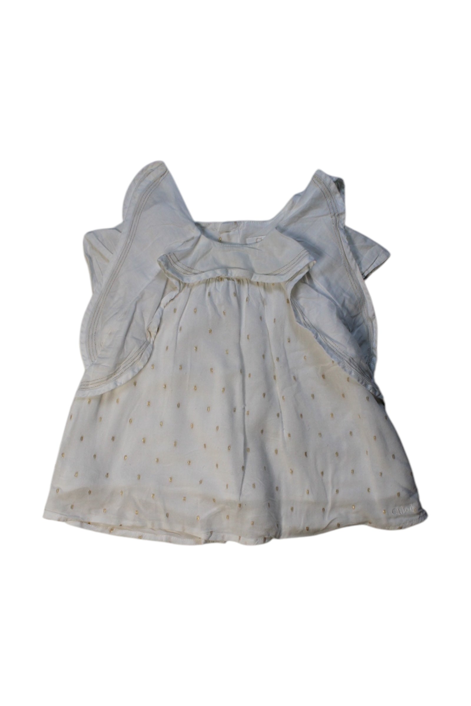 Chloe Sleeveless Ruffled Top 6-12M、mySite、g9winljtr
