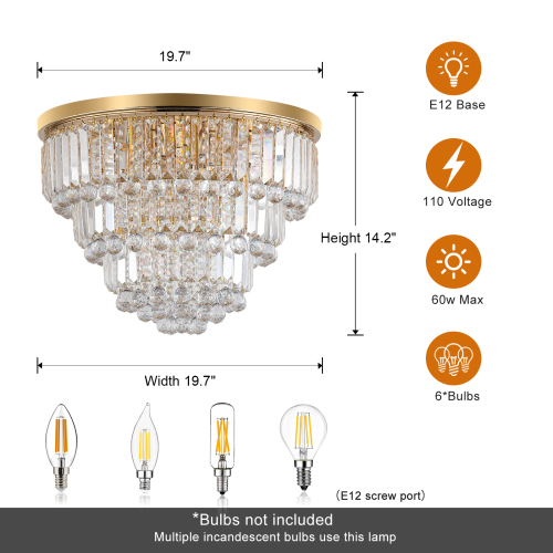 (Same as W1340110372/L5009) Gold luxury modern style crystal lights,large ceiling chandeliers,dining room,living room,bedroom (Bulb Not Included)、、eastwooduniform