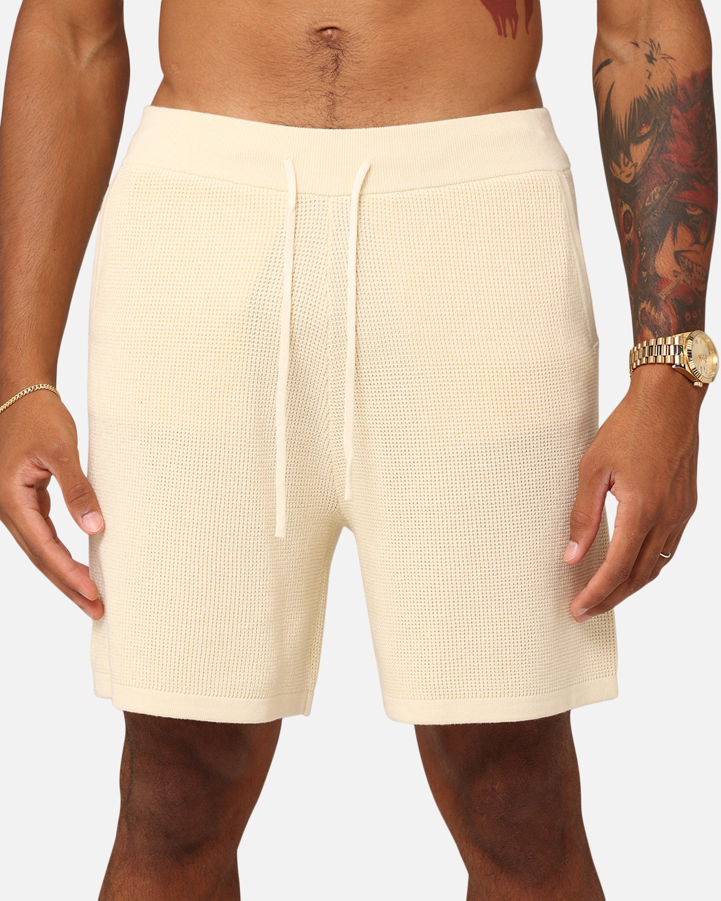 XXIII Zyair Knit Rib Shorts Cream、mySite、zt4zffjzw