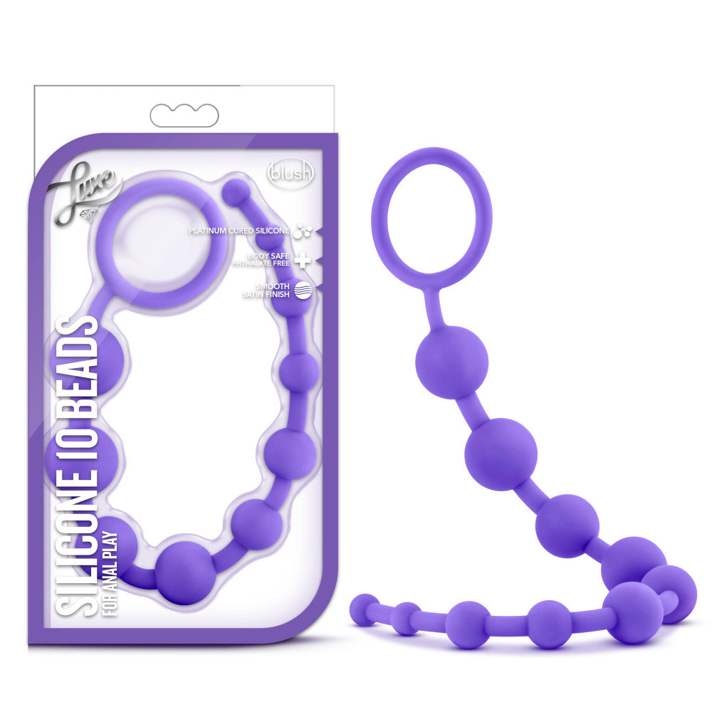 Luxe By Blush® | Purple 12.5-Inch Anal Beads、mySite、bottomscart