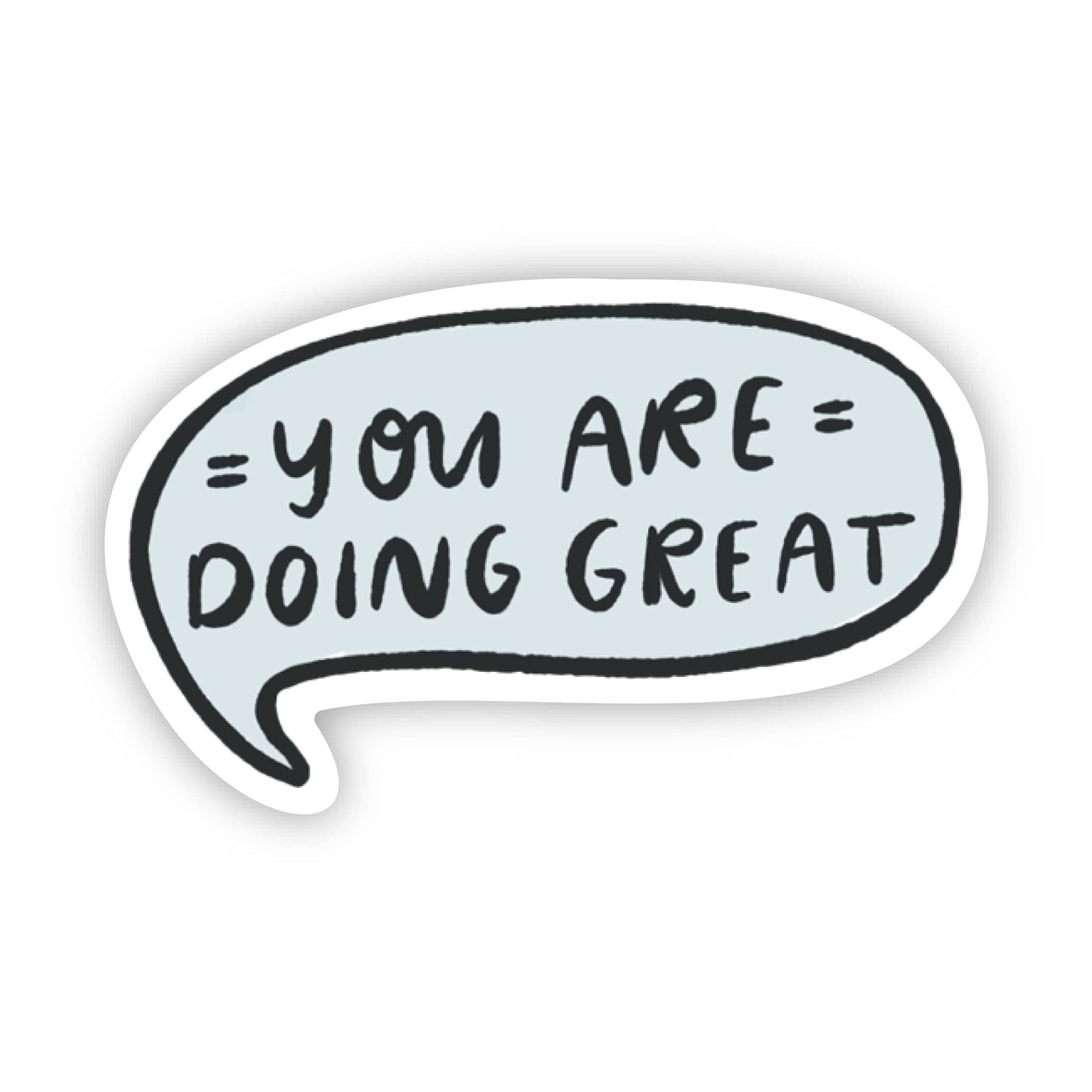  You Are Doing Great Affirmation Text Sticker、mySite、ghnorth