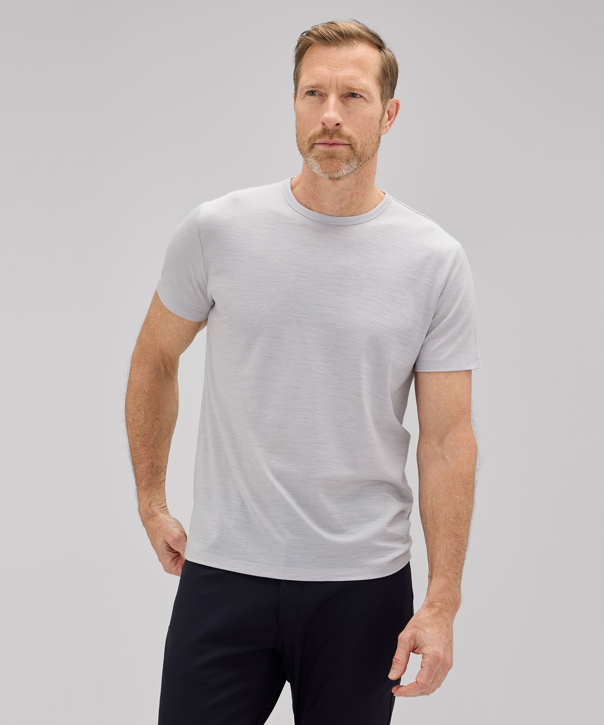 Men's Merino Ultralight Crew T-Shirt、mySite、noshort