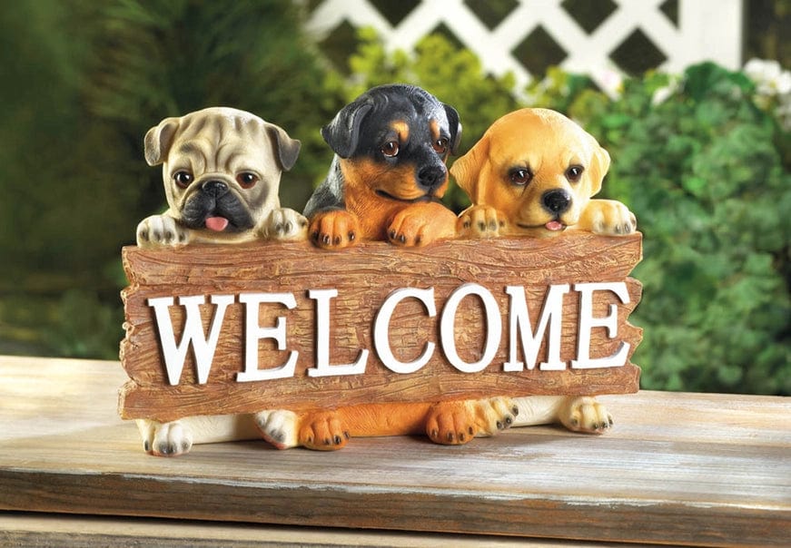 Puppy Welcome Sign、mySite、g9winljtr