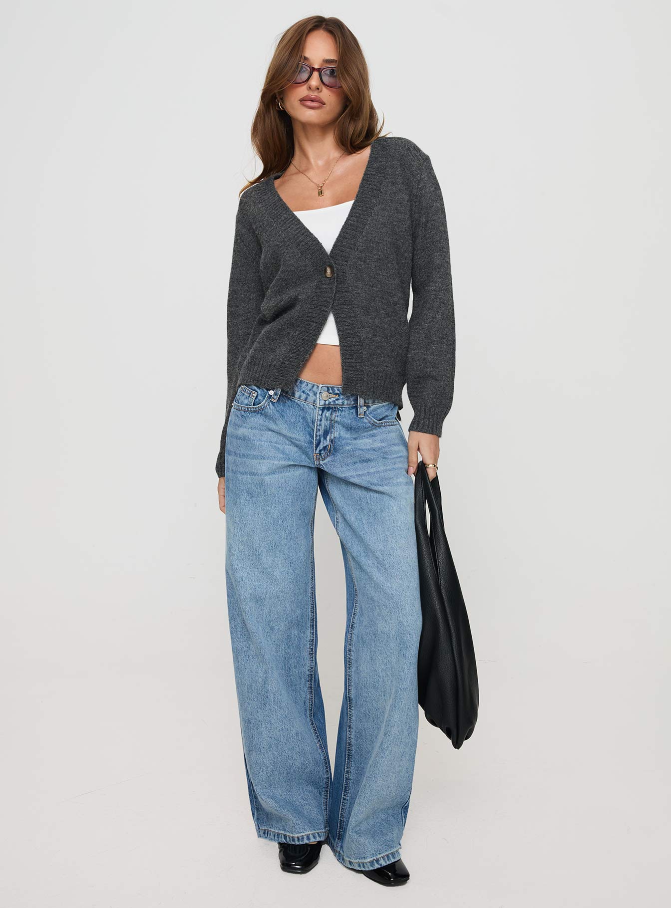 Larkins Cardigan Grey、mySite、solidvoid