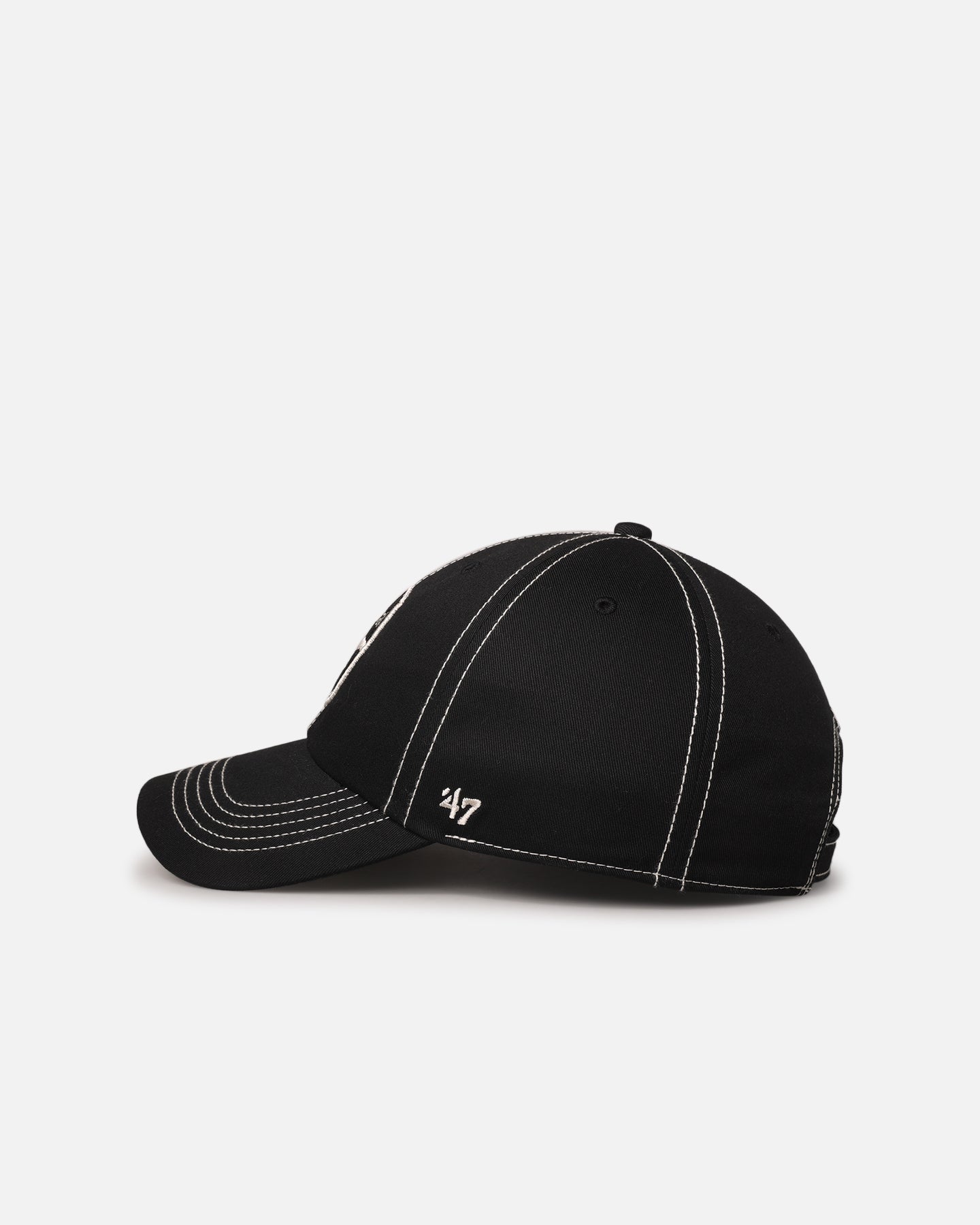47 Brand Arsenal FC 'Contrast Stitch' 47 Clean Up Strapback Black/Bone、mySite、zt4zffjzw