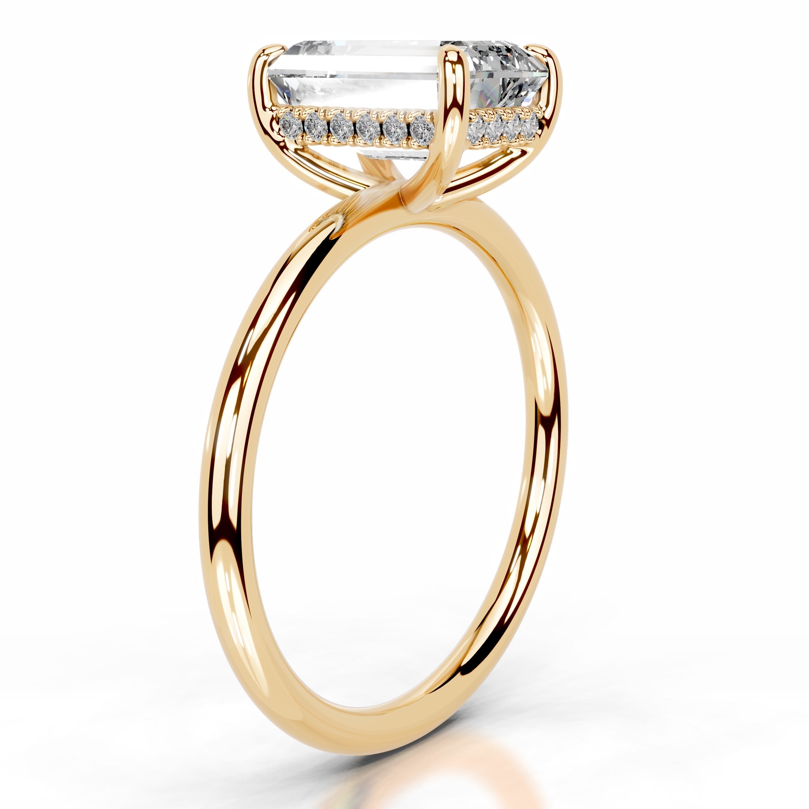 Willow Lab Grown Diamond Ring - 18K Yellow Gold (RTS)、mySite、hinf8tx79