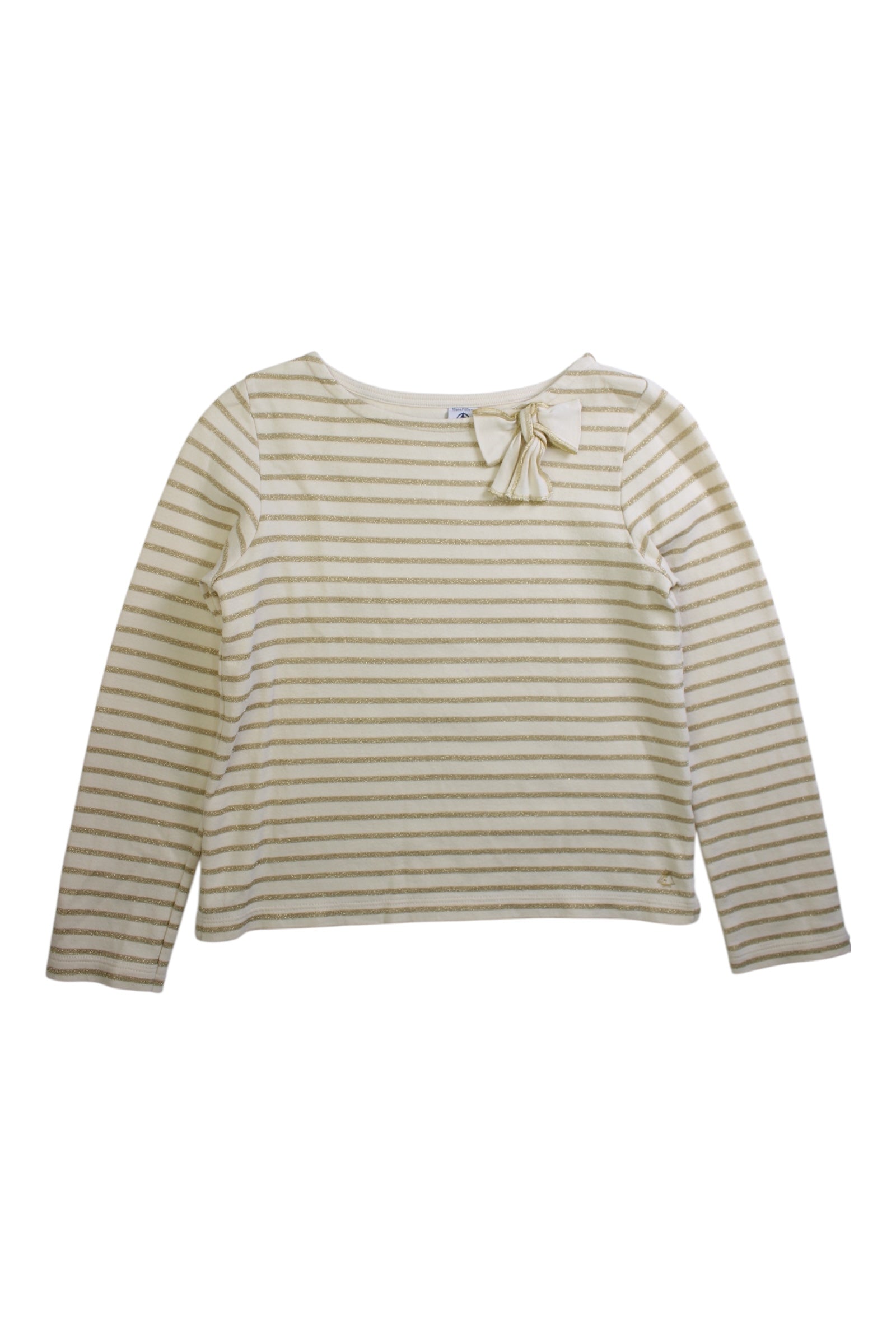 Petit Bateau Stripe Long Sleeve Top - Size 10Y、mySite、g9winljtr