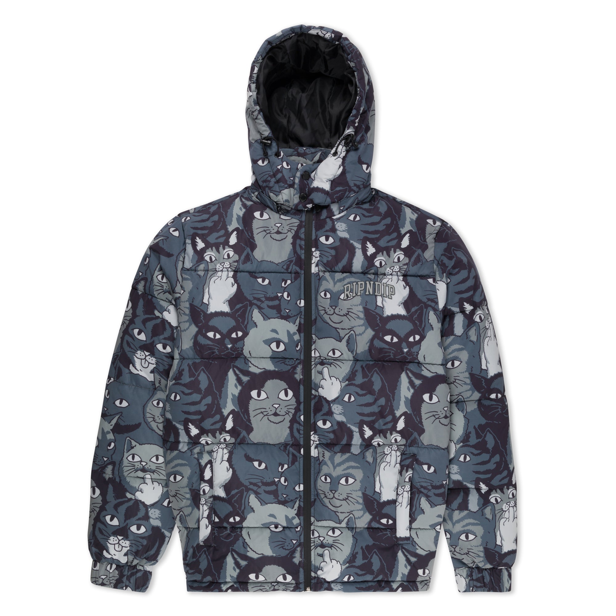  Family Tree Puffer Jacket (Black)、mySite、merchandisen