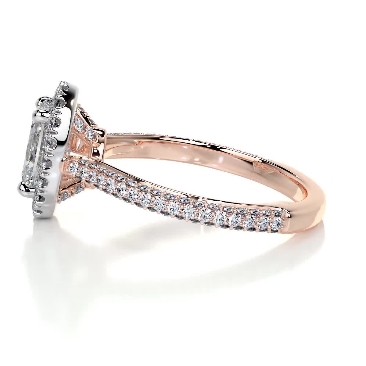 Kinley Diamond Engagement Ring -14K Rose Gold、mySite、hinf8tx79