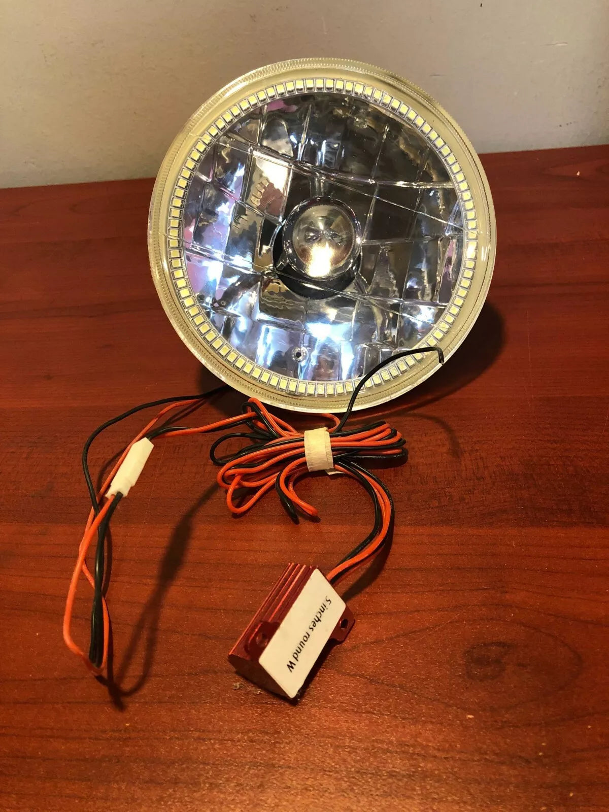 ORACLE 5.75” Sealed Beam Glass Headlight Pre-Installed White Halo PAR46 (single)、mySite、nflplayoffbracketp
