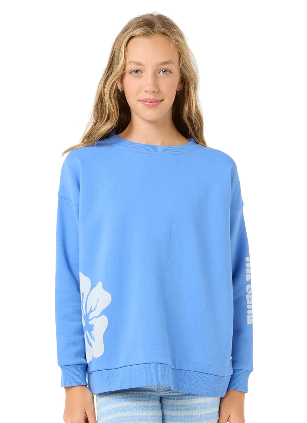 Rip Curl Girls' Bliss Crew Neck Sweatshirt (Big Kid)、mySite、noshort