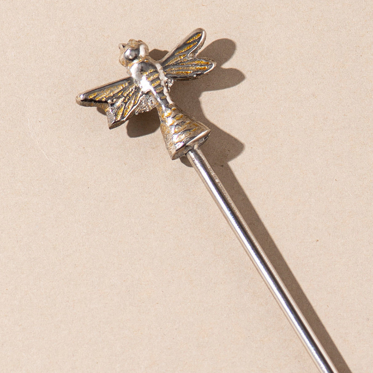 Stainless Steel Cocktail Picks | Dragonfly Shape | Silver、mySite、camillekostekn