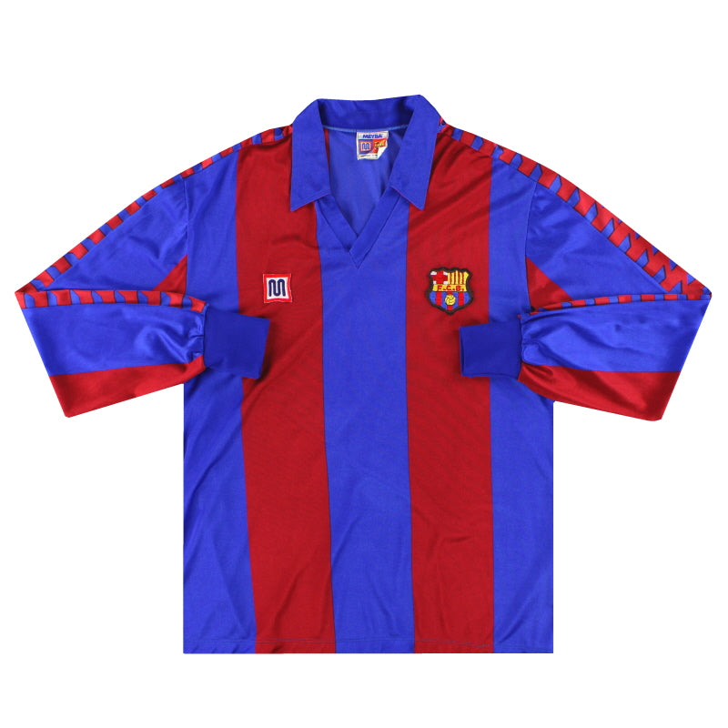 1982-89 Barcelona Meyba Home Shirt L/S *Mint* L、mySite、sh1982-89 Barcelona Meyba Home Shirt L/S *Mint* L、mySite、glenpowelloop_name