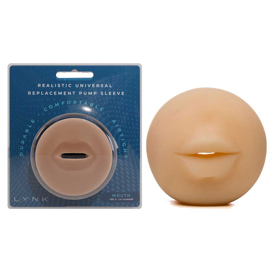 Realistic Mouth Penis Pump Universal Fit Replacement Sleeve by Lynk Pleasure、mySite、bottomscart