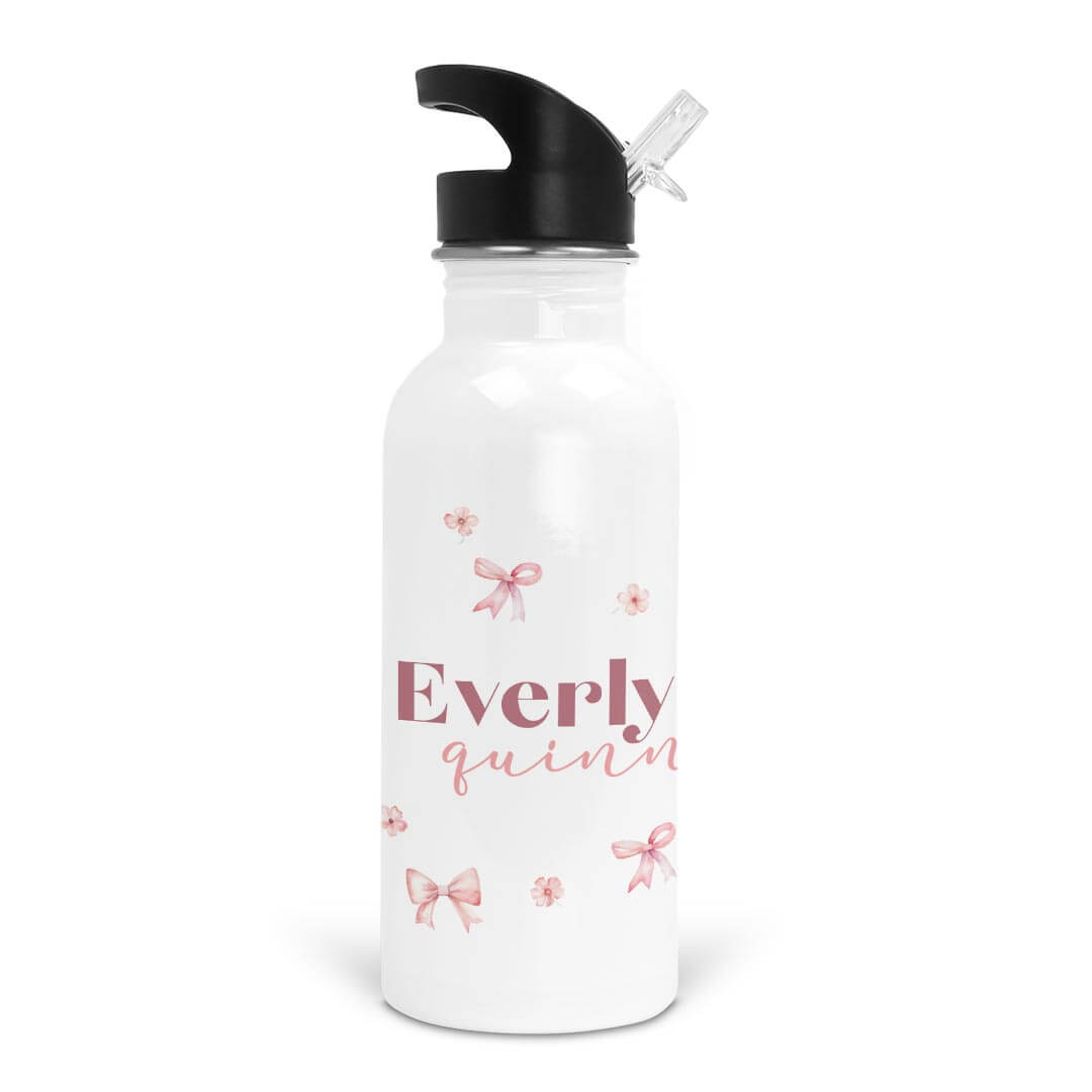  Ballet & Bows Personalized Kids Water Bottle、mySite、layawaytickets
