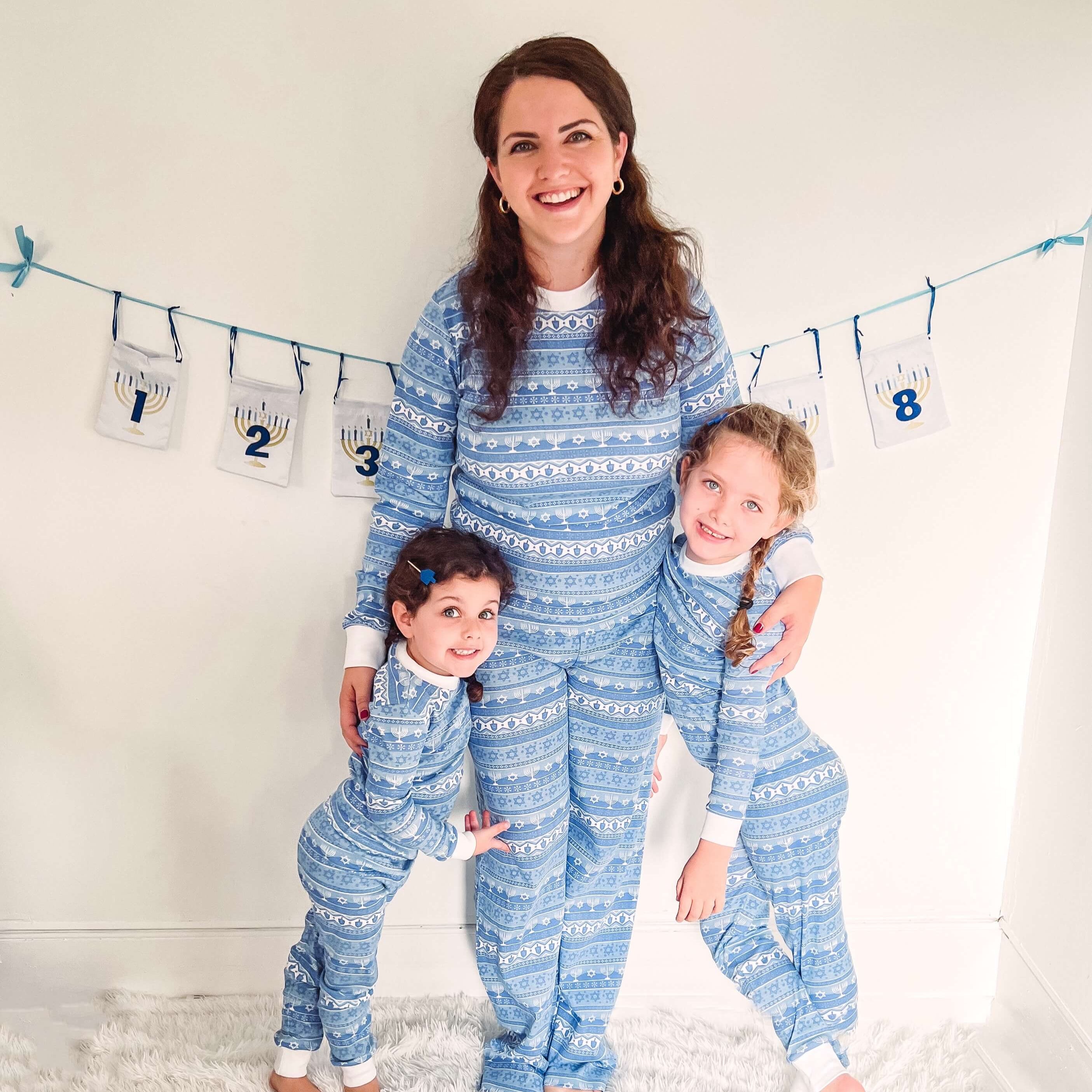 Hanukkah Fair Isle Pajamas - (Kids Unisex Sizes 12M - 16)、mySite、topwebapps