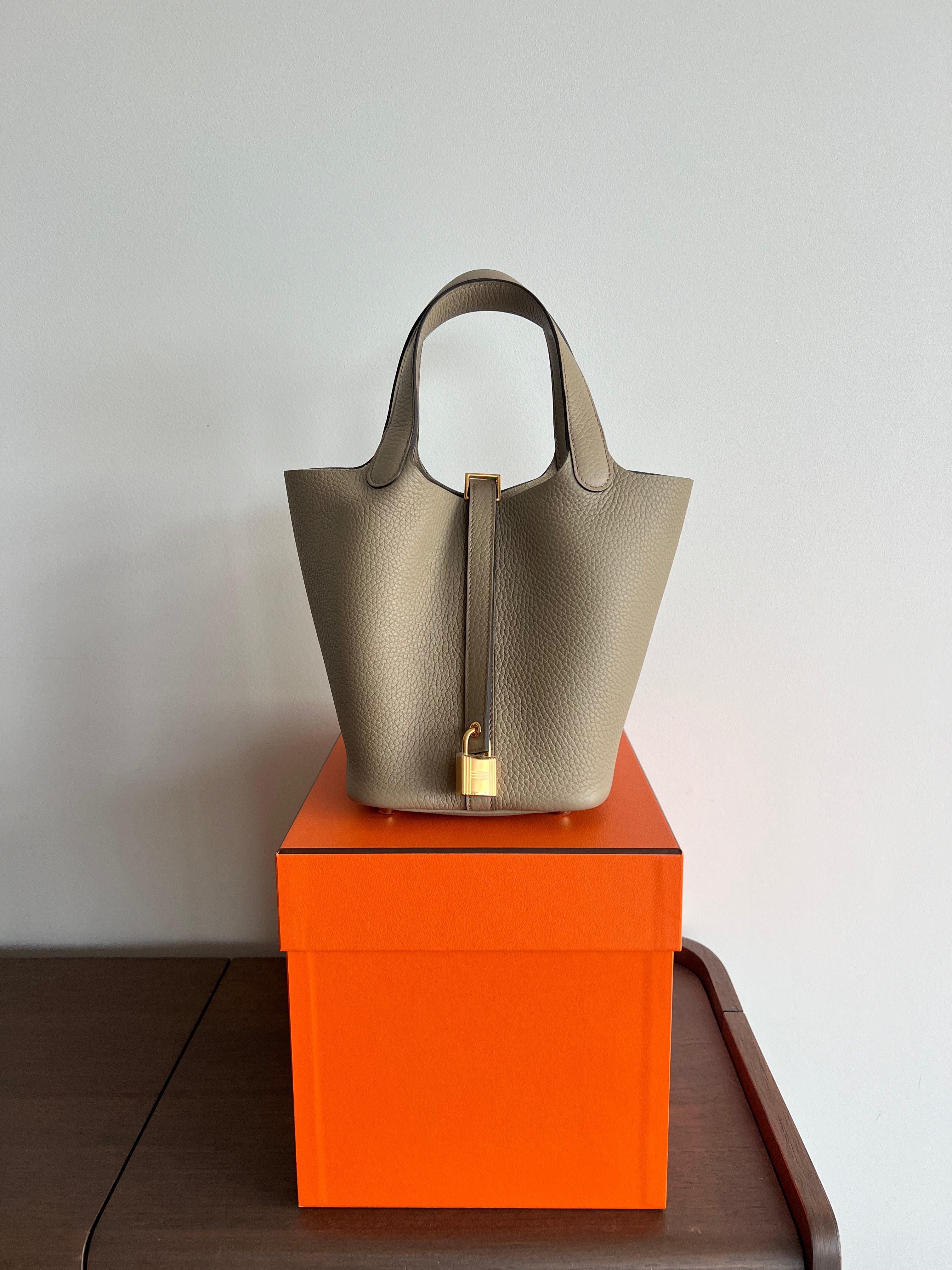 Hermès Picotin 18cm Beige Marfa GHW、mySite、garminoutage.com