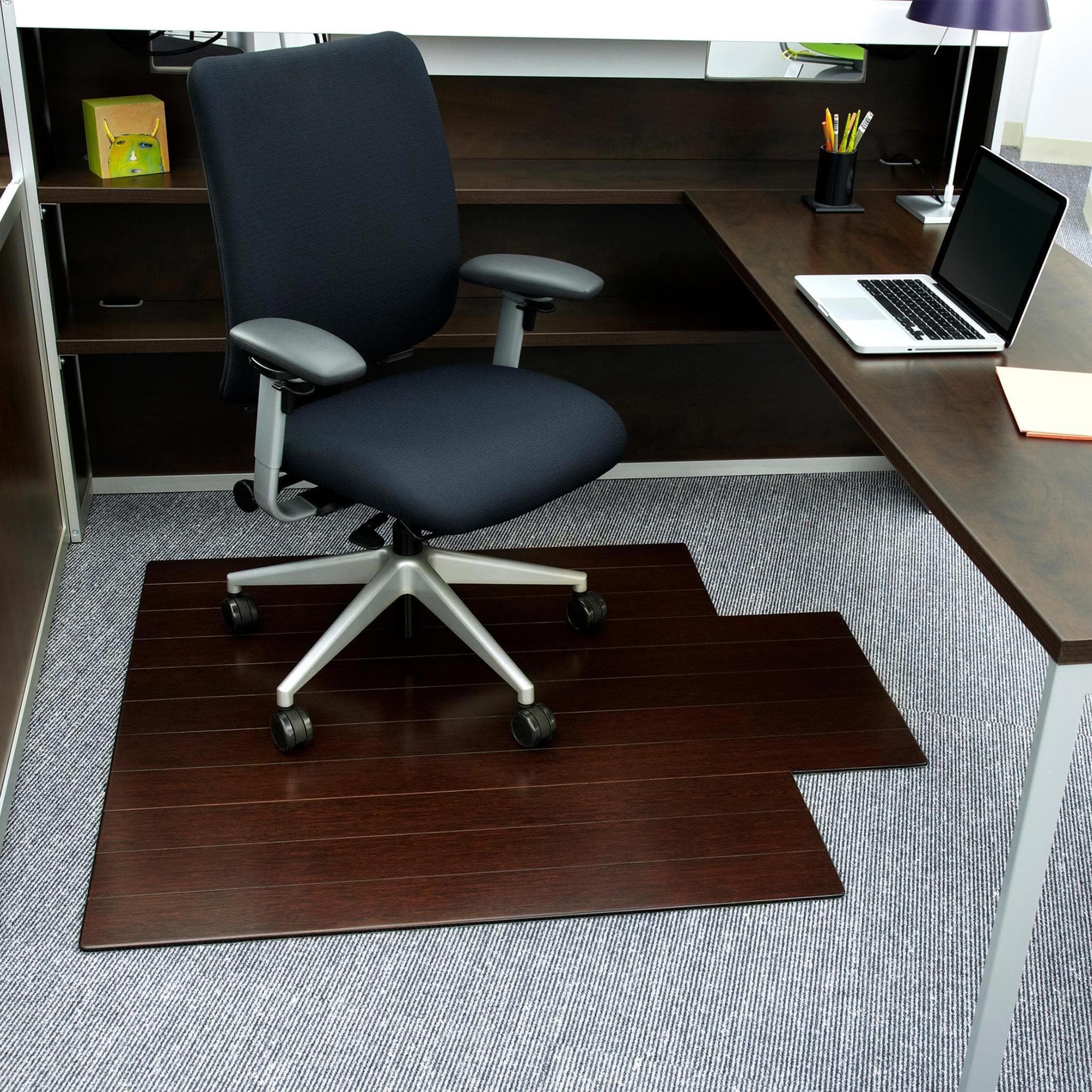 Deluxe Bamboo Chair Mat with Lip、mySite、neckold