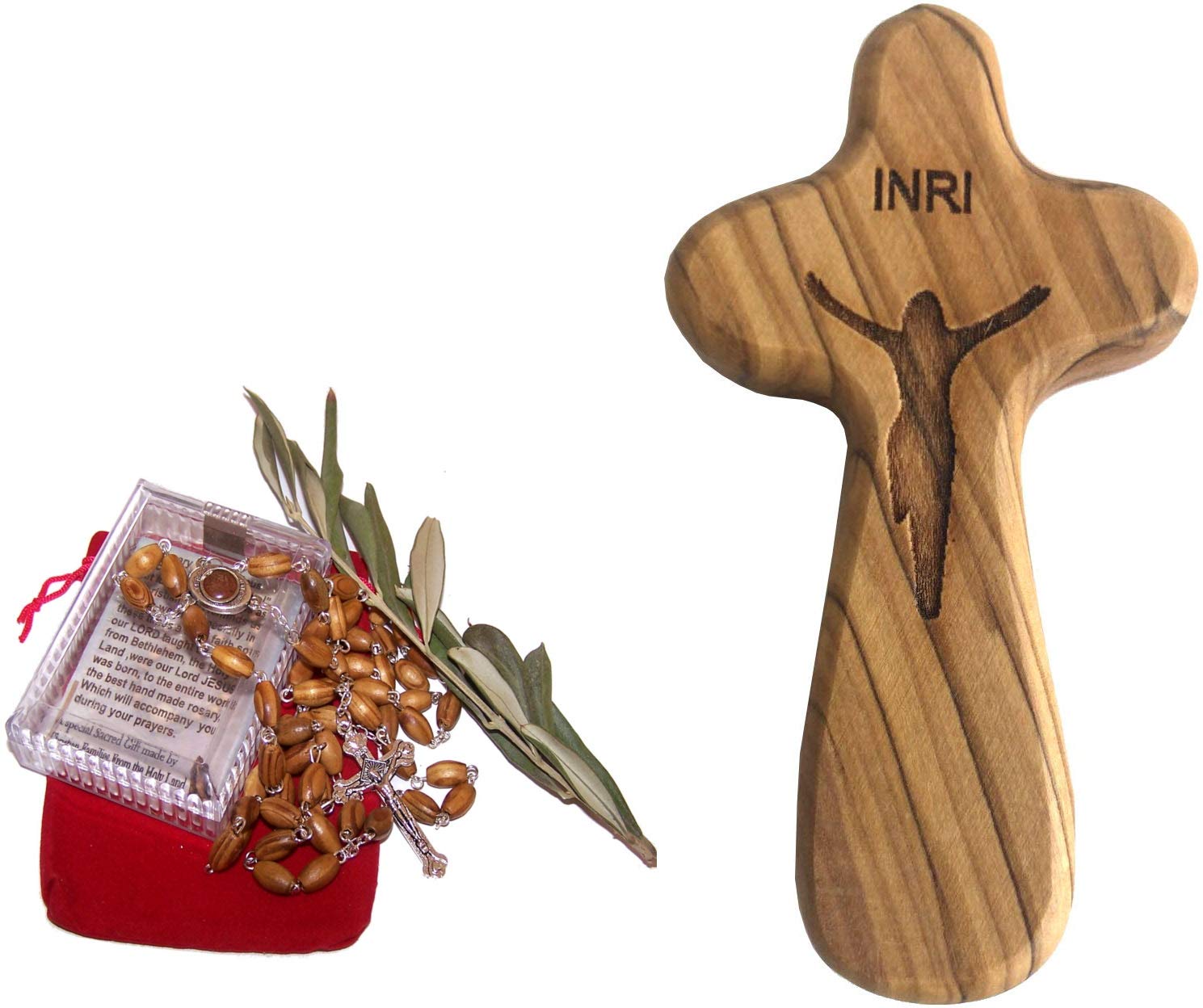  Holy Land Market Catholic Rosary with Crucifix Holding/Comfort Cross、mySite、elrpsem3k