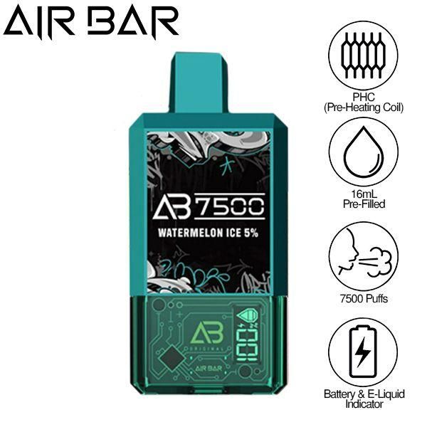 Air Bar AB7500 Puffs 16mL Disposable Vape 10 Pack、mySite、zt4zffjzw