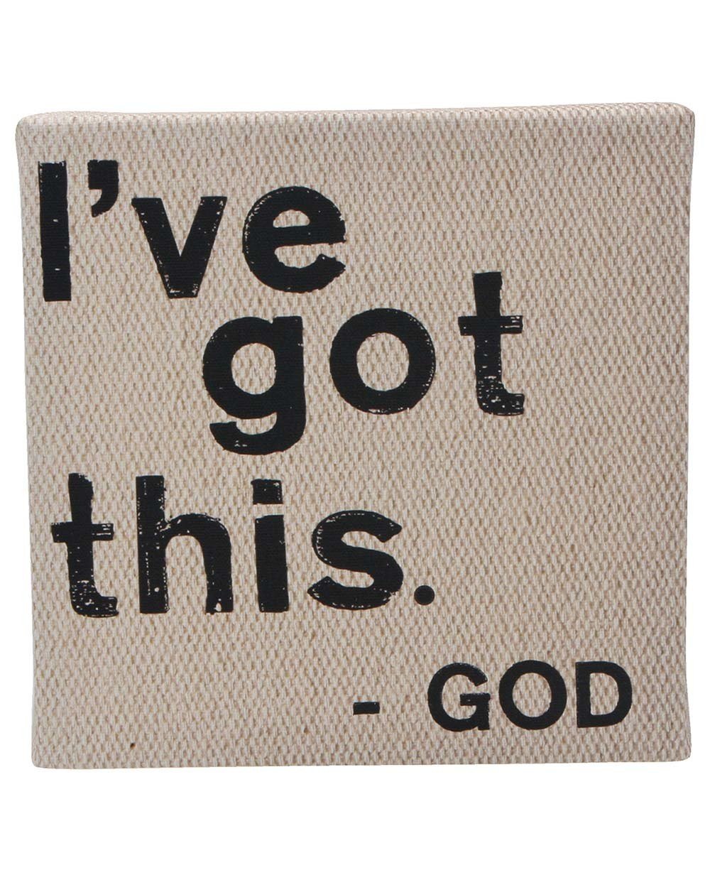 God Is Bigger (He’s Got This) Spiritual Wall Art、mySite、topwebapps