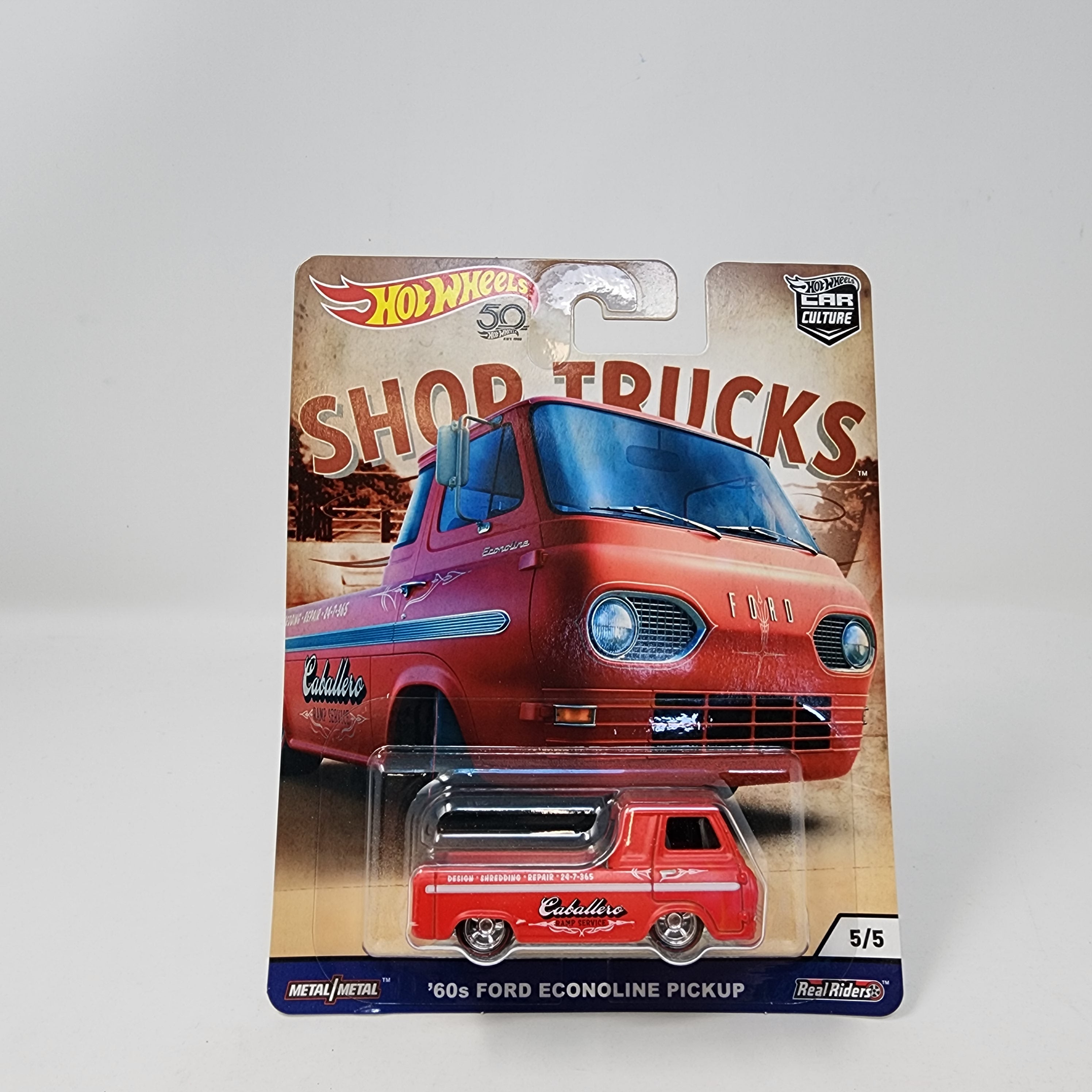 '60s Econoline Pickup * RED * Hot Wheels Shop Trucks Car Culture、mySite、hgirdovlk