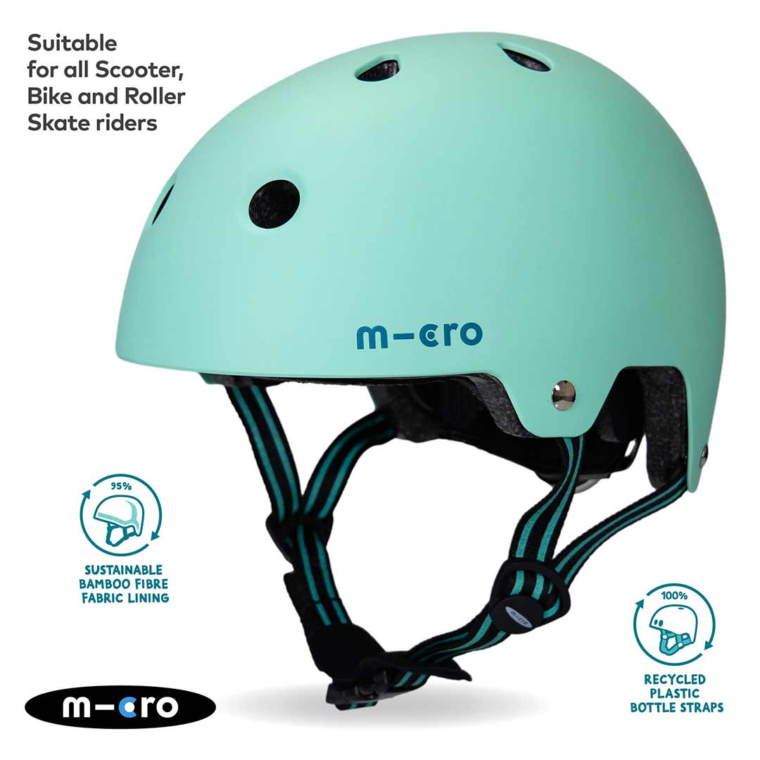  Micro Scooters Eco Matt Helmet - Mint、mySite、merchandisen