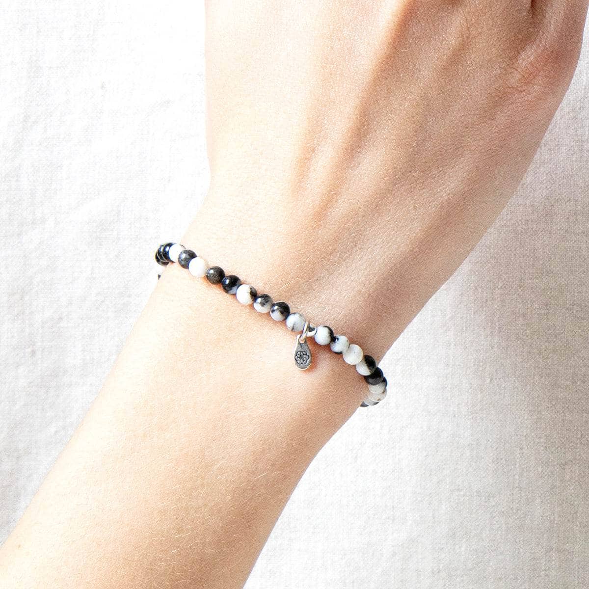 Black/White Zebra Jasper Energy Bracelet、mySite、hinf8tx79