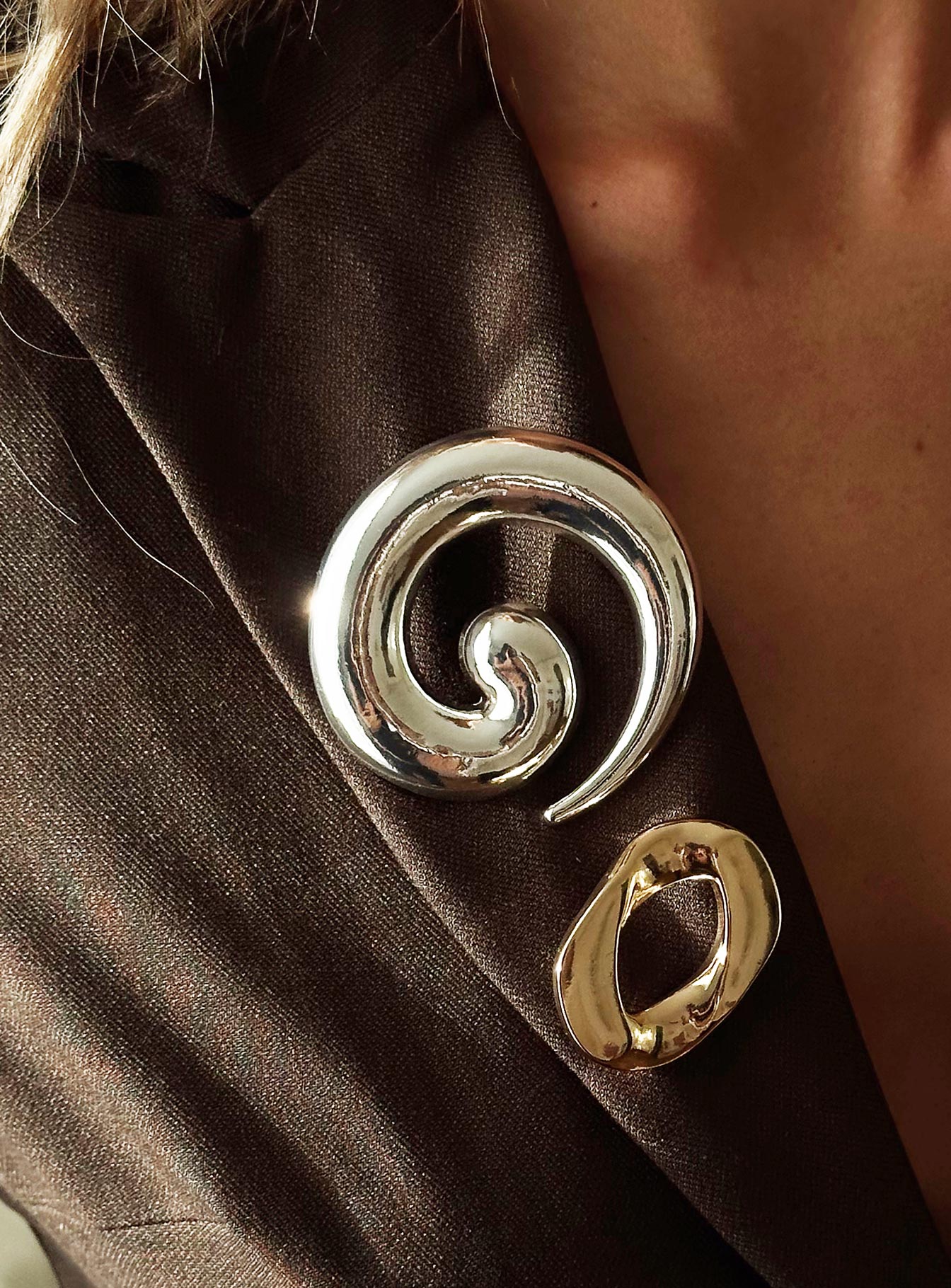 Antibes Brooch Silver、mySite、solidvoid