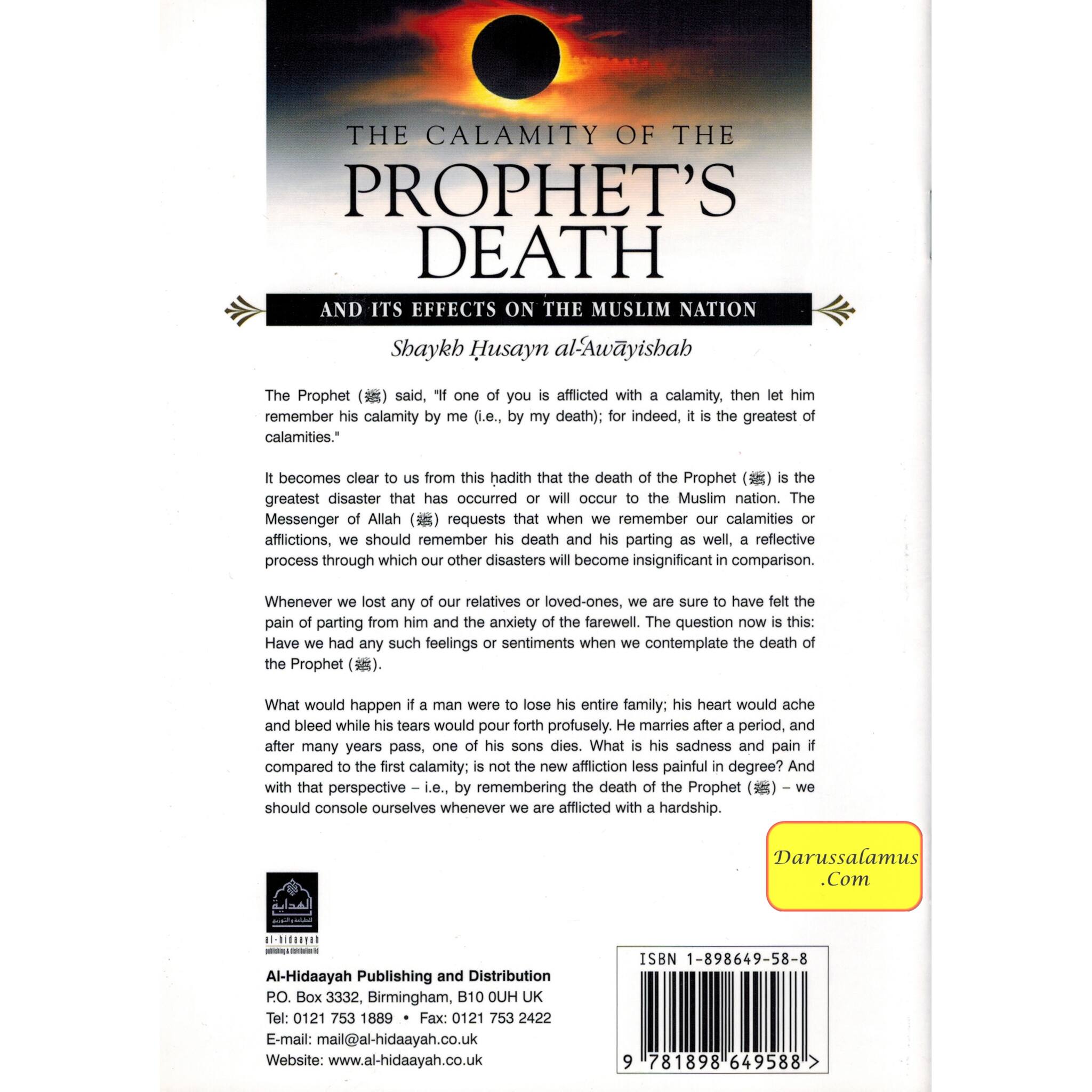 Calamity Of The Prophets Death And Its Effects On The Muslim Nation By Shaykh Husayn al-Awayishah、mySite、topwebapps