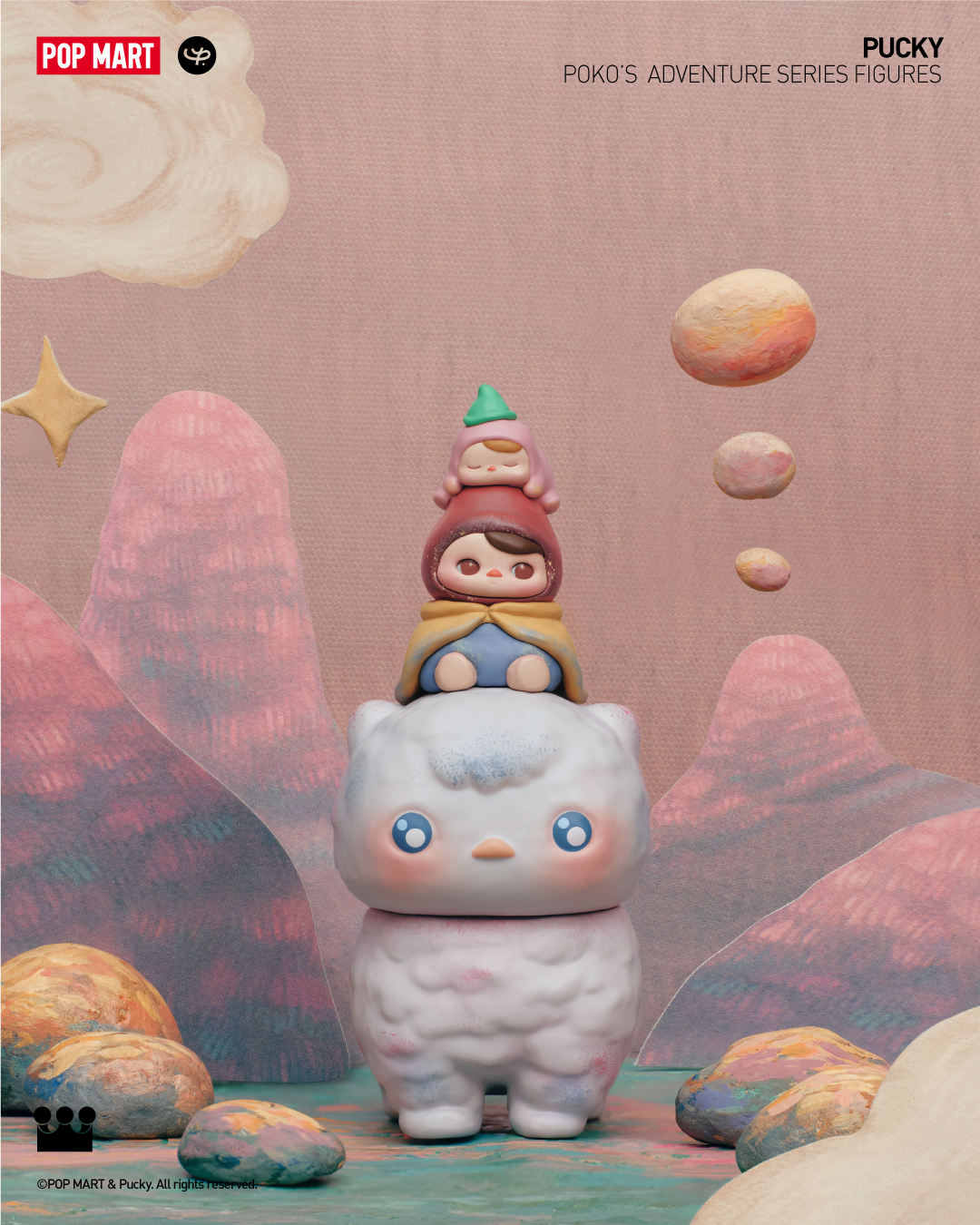  POP MART PUCKY Poko's Adventure Series Figures、mySite、greenlandpopulation
