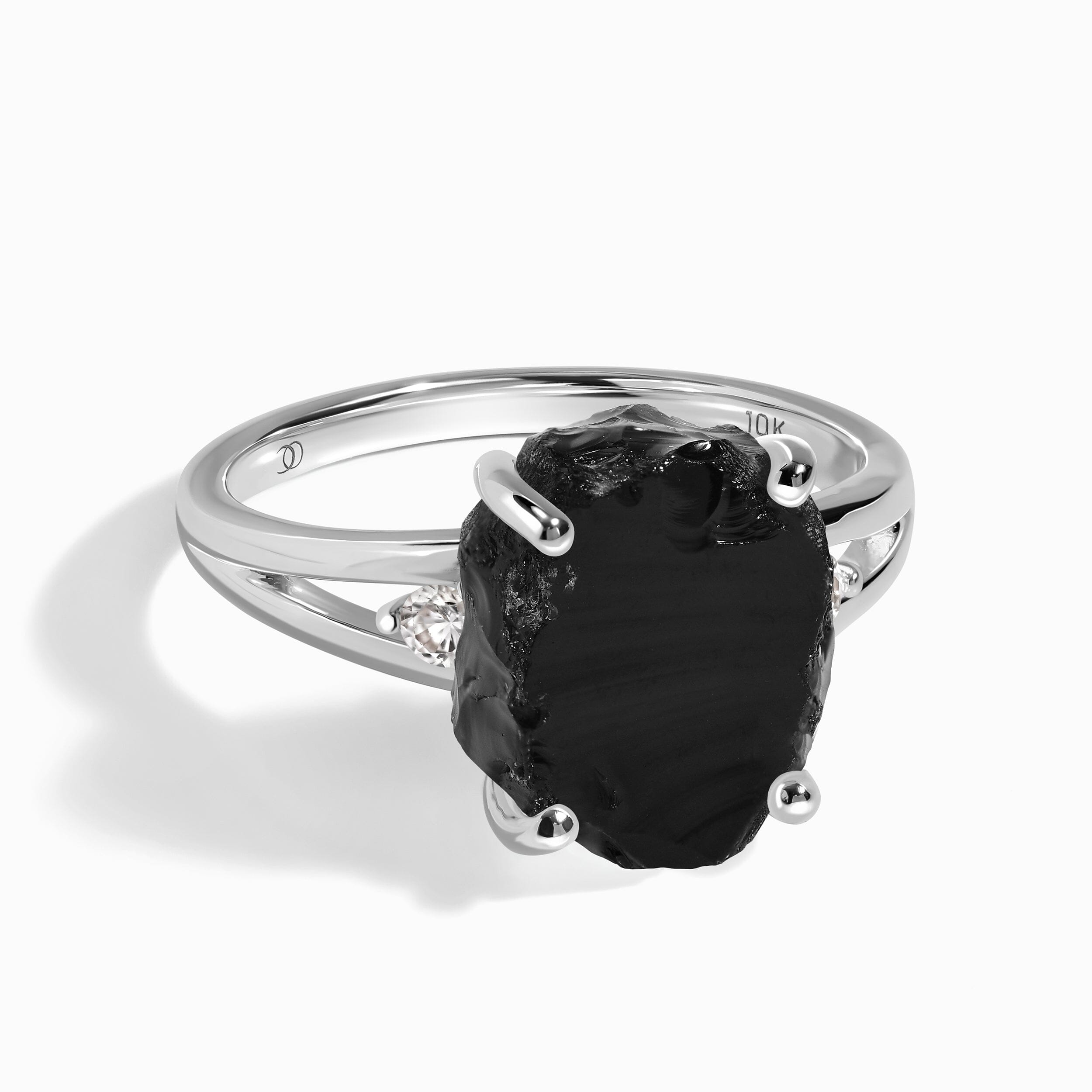Black Obsidian Diamond Ring - Raw Beauty、mySite、hinf8tx79