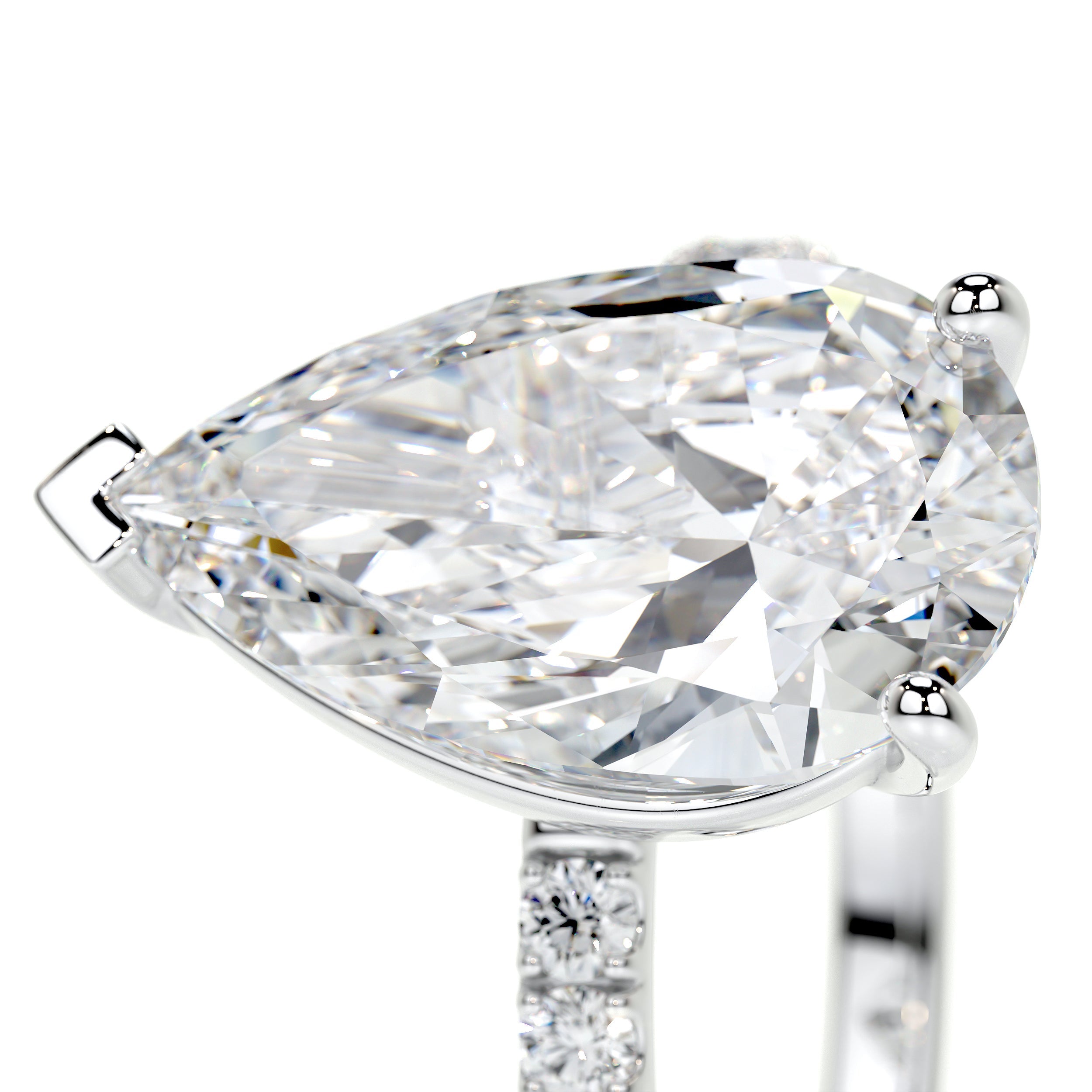 Jenny Lab Grown Diamond Ring -18K White Gold、mySite、hinf8tx79