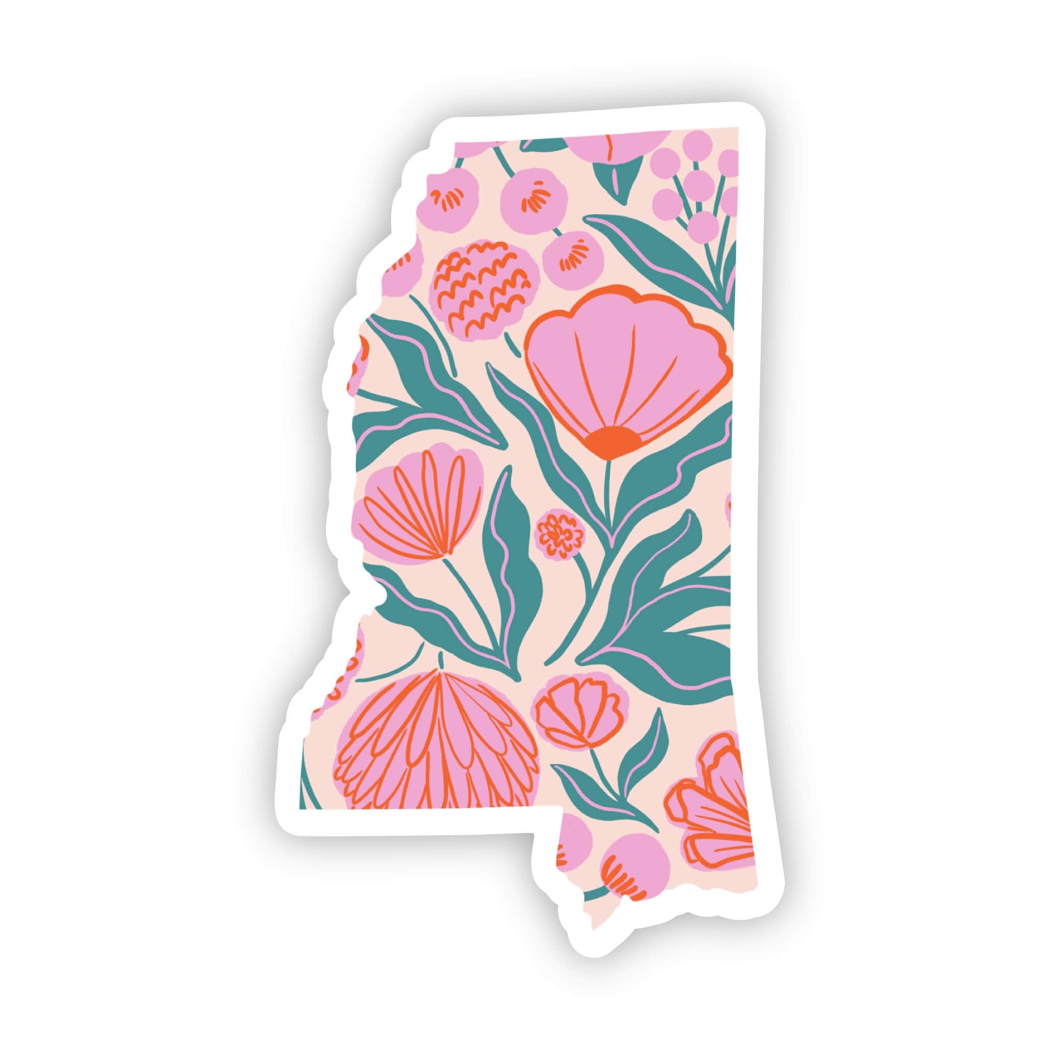  Mississippi Sticker - Elegant Floral、mySite、elrpsem3k