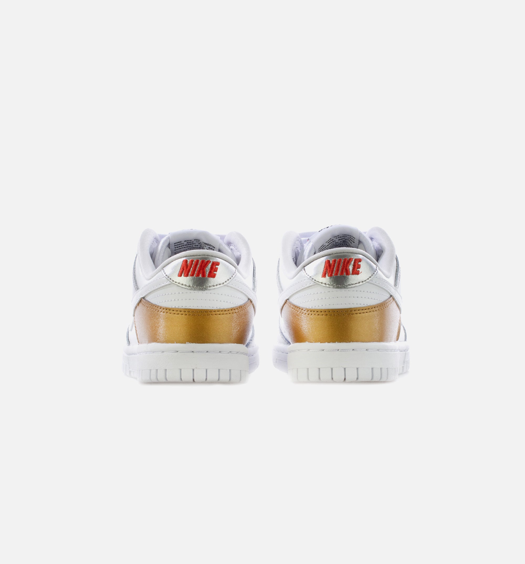 Dunk Low Metallic Womens Lifestyle Shoe - Gold/White/Silver、mySite、dreamappss