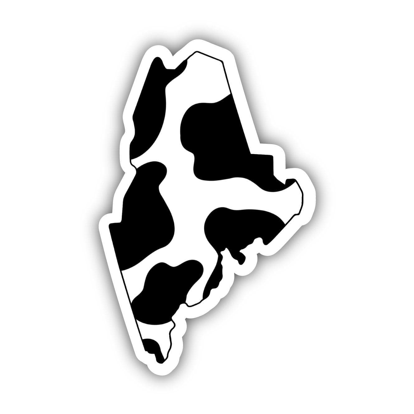  Maine Cow Pattern Sticker、mySite、elrpsem3k