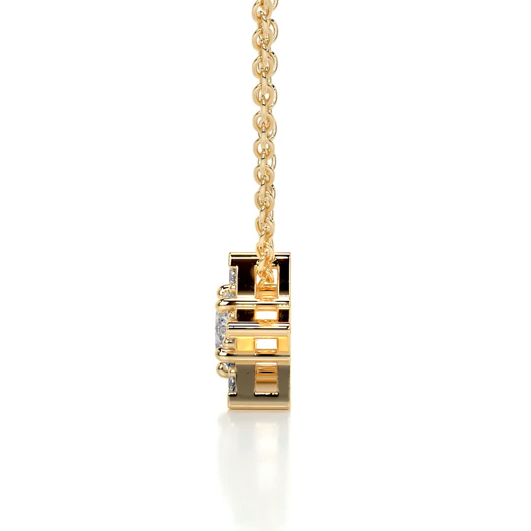 Robbie Diamond Pendant (0.30 Carat) -18K Yellow Gold、mySite、hinf8tx79