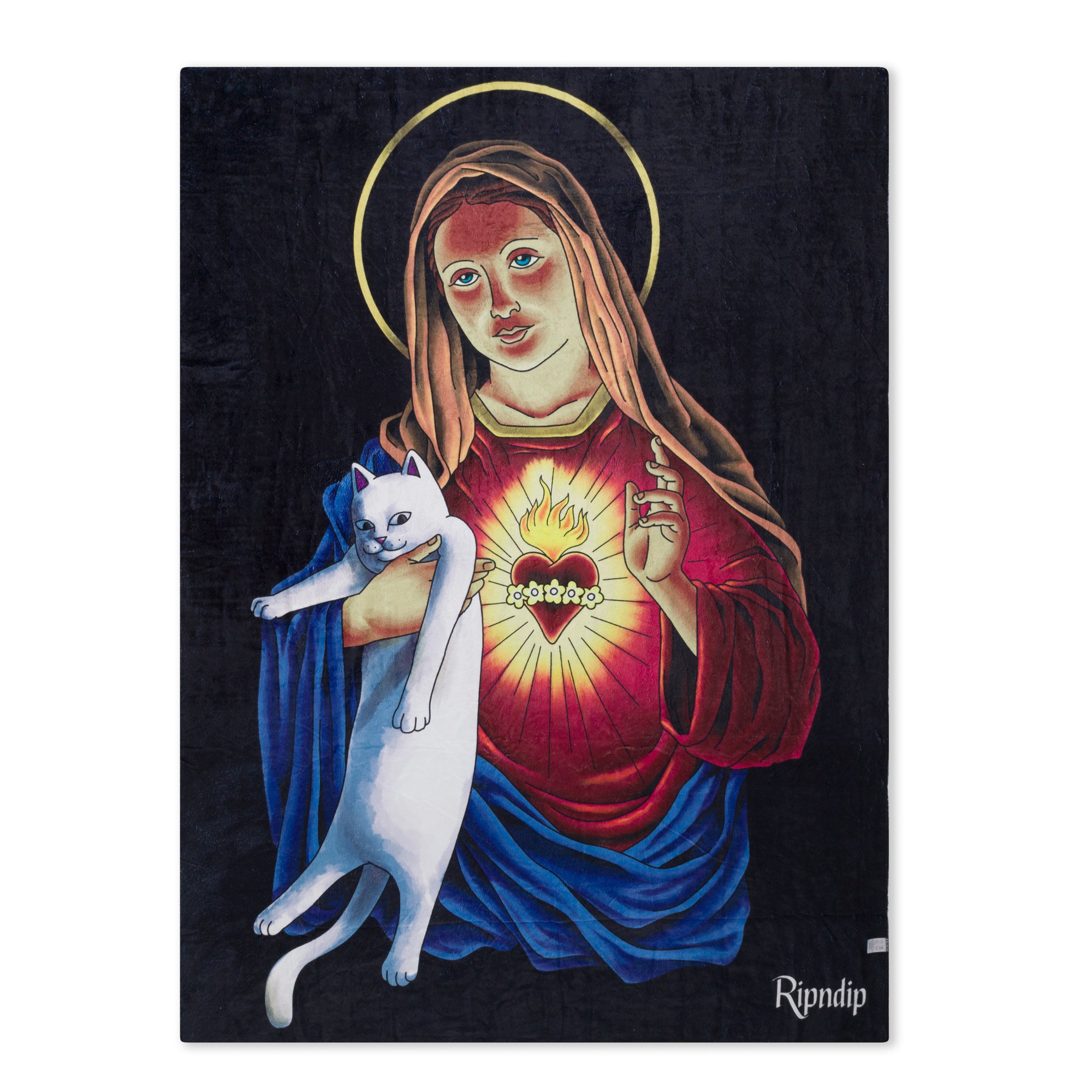  Mother Mary Blanket (Black)、mySite、merchandisen