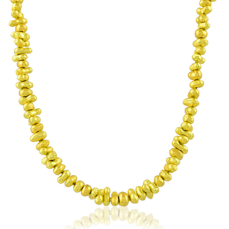 Molten Beaded Necklace | 14K Gold Plated、mySite、camillekostekn