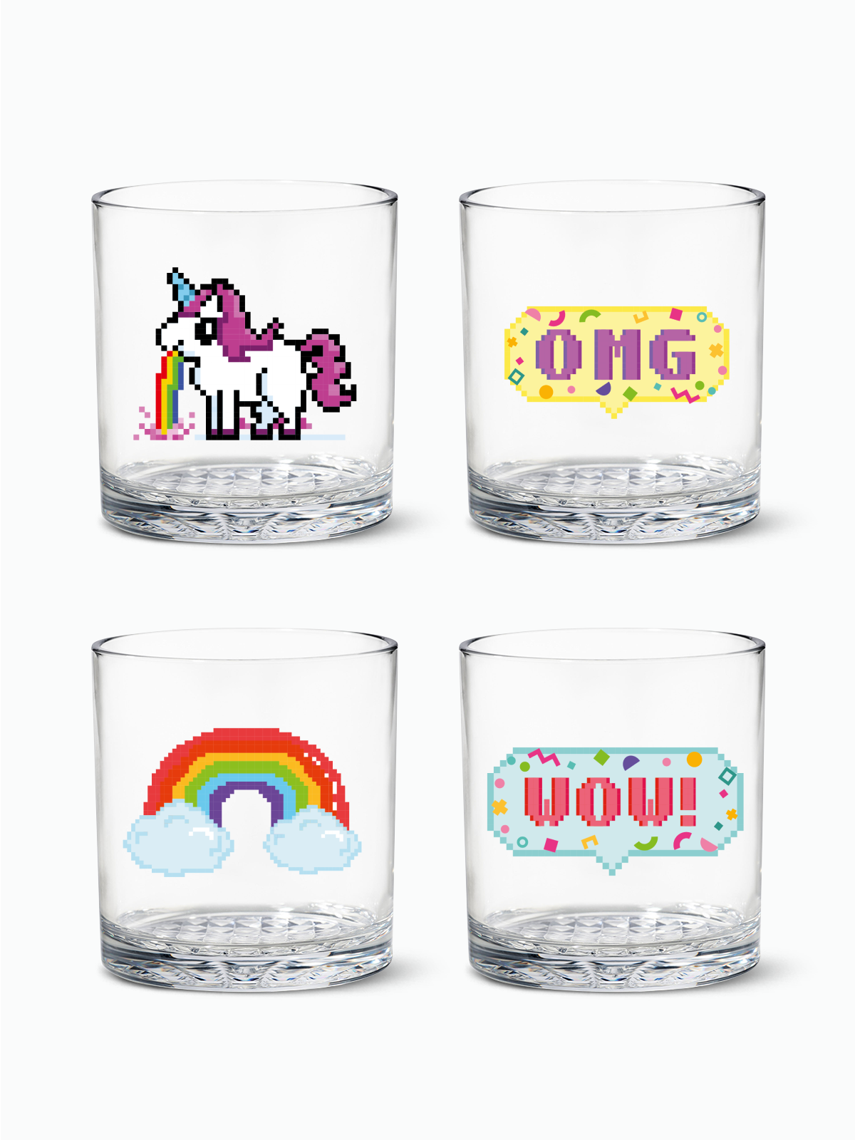 8 Bit Arcade - RESERVE 12oz Old Fashioned Tritan Copolyester Glass、mySite、camillekostekn