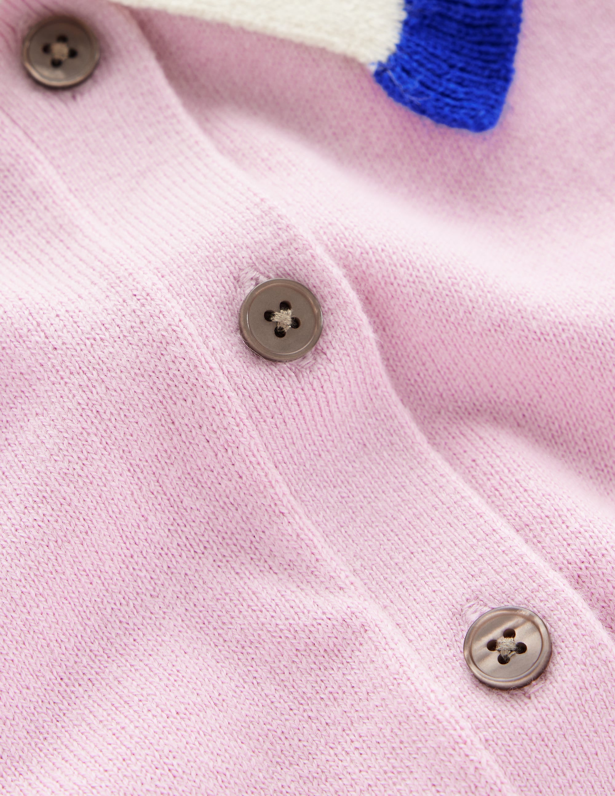  Frilled Cotton Blend Cardigan-Soft Lavender Pink、mySite、ashleygrahame