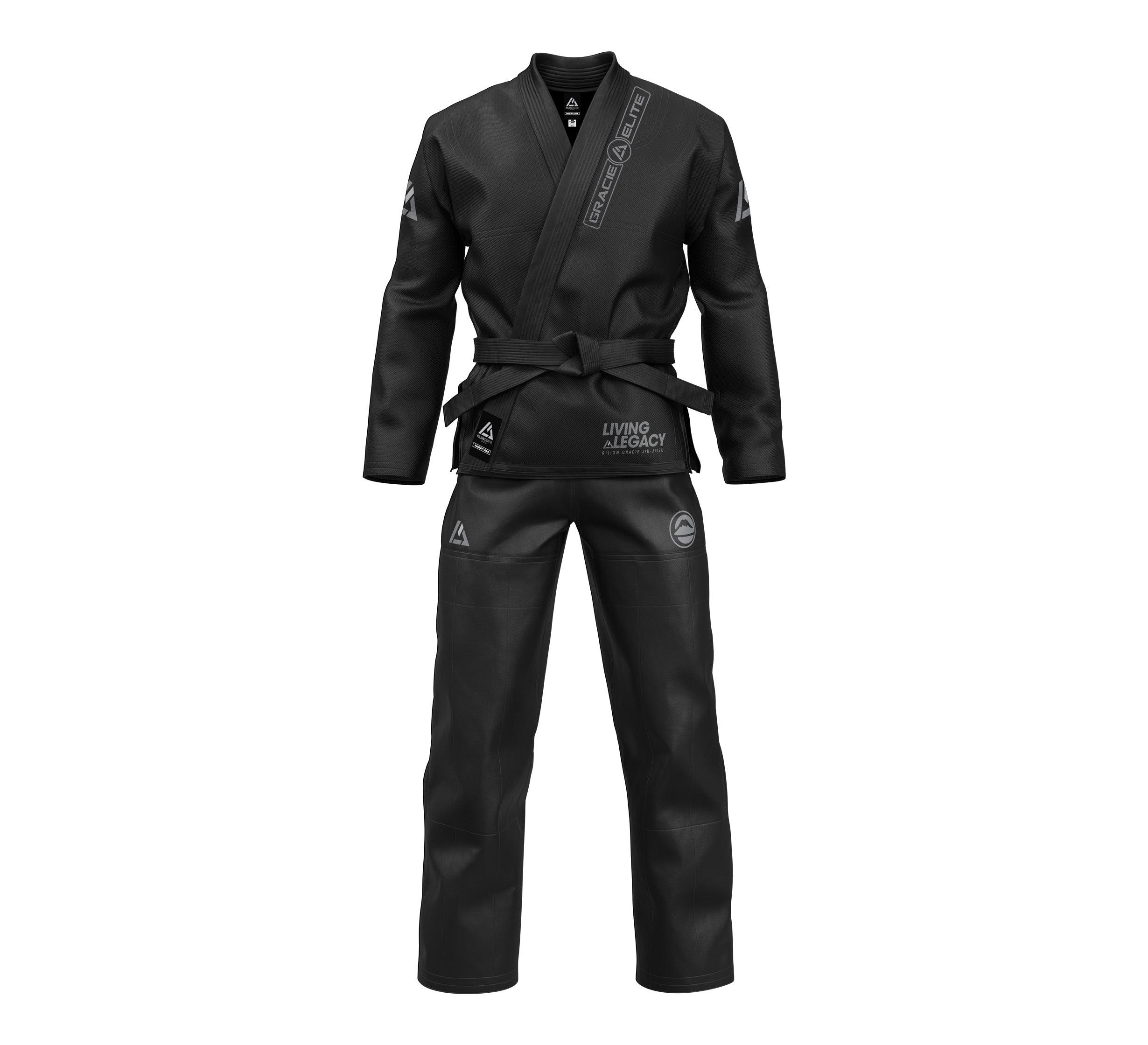 Rilion Gracie Competition BJJ Gi Black、mySite、gigharbornorthrealestate