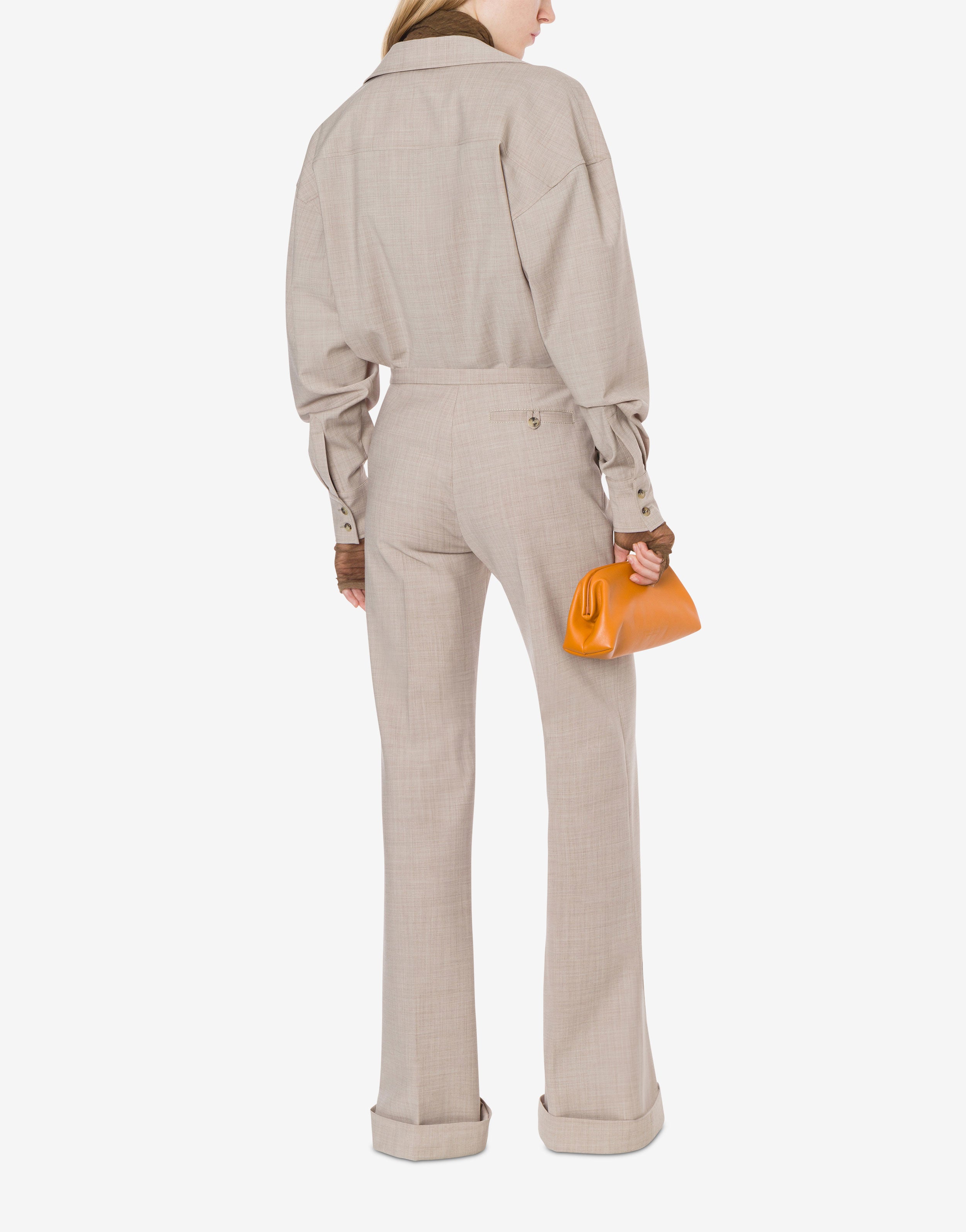 Blusa oversize in tropical wool、mySite、aoinhome