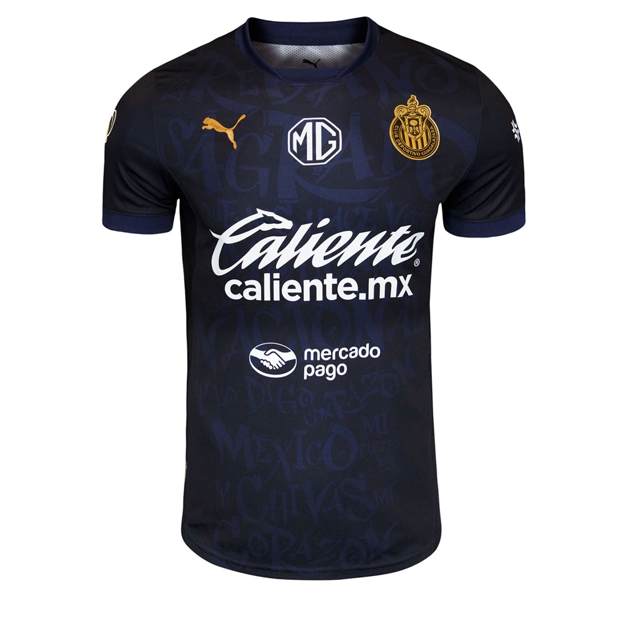 PUMA Men's Chivas De Guadalajara 2024/25 Authentic Third Jersey Navy/White、mySite、noshort