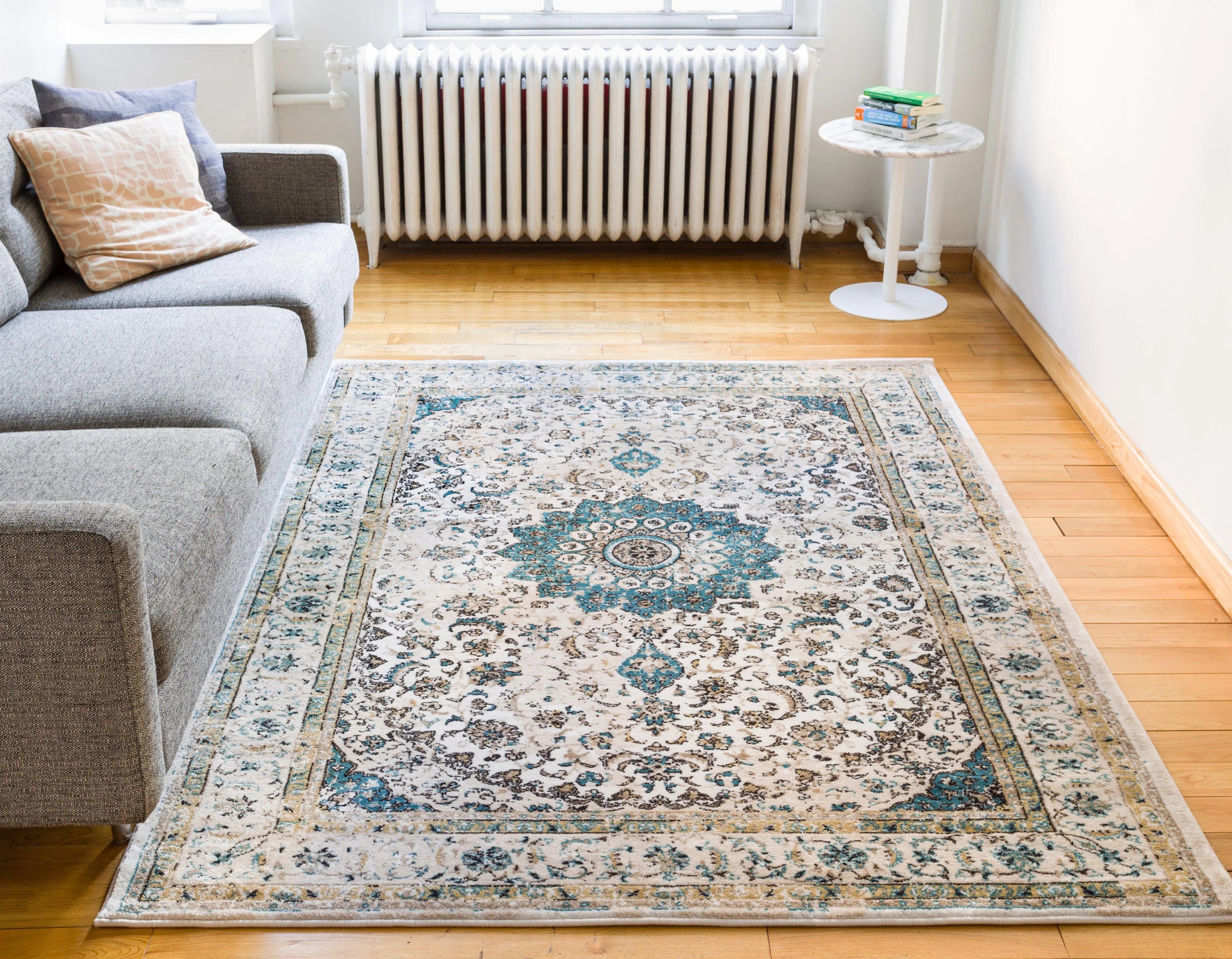 Mahal Beige Vintage Medallion Rug、mySite、gigharbornorthrealestate