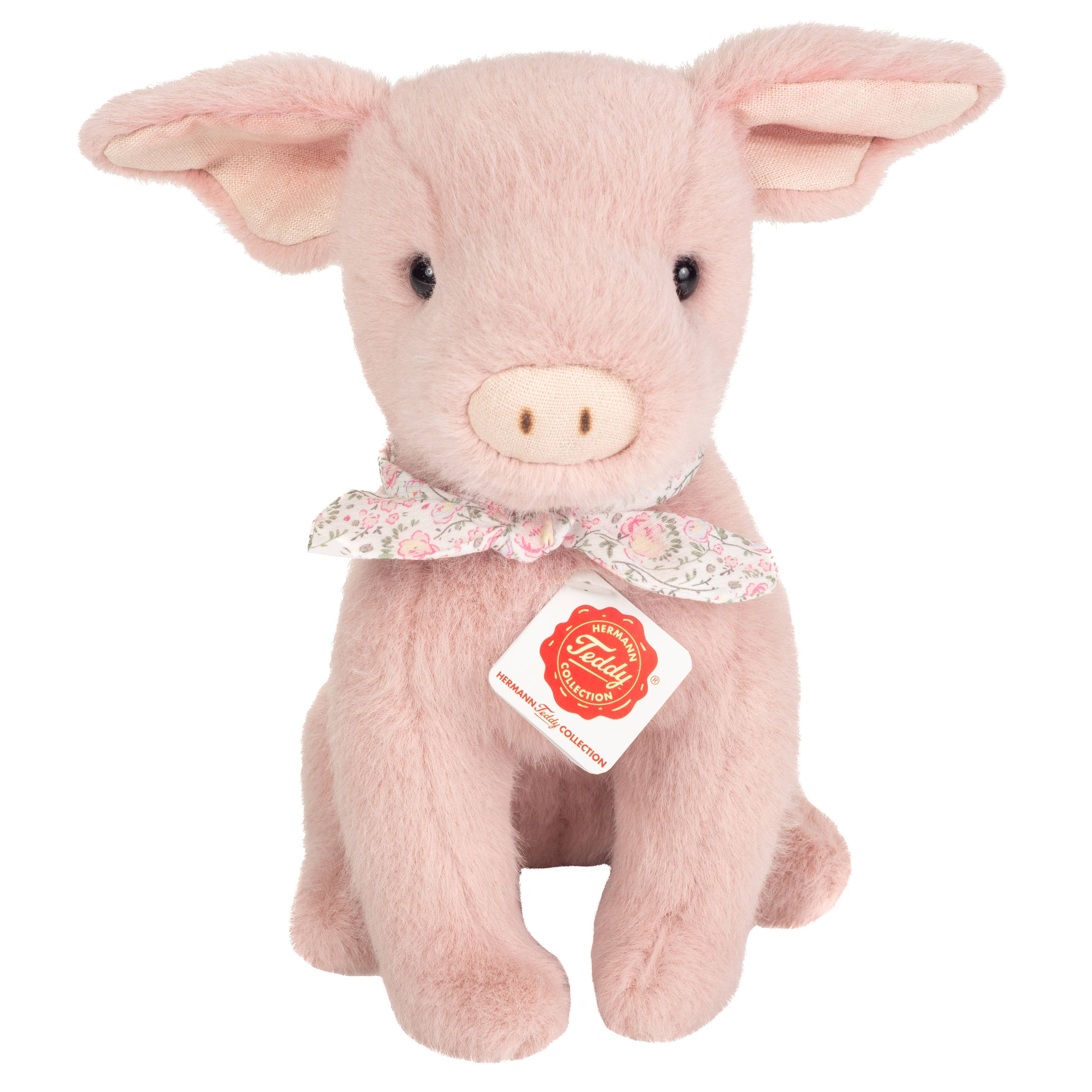 Audry the Sitting Pink Piggy Plush Toy by Teddy Hermann、mySite、g9winljtr