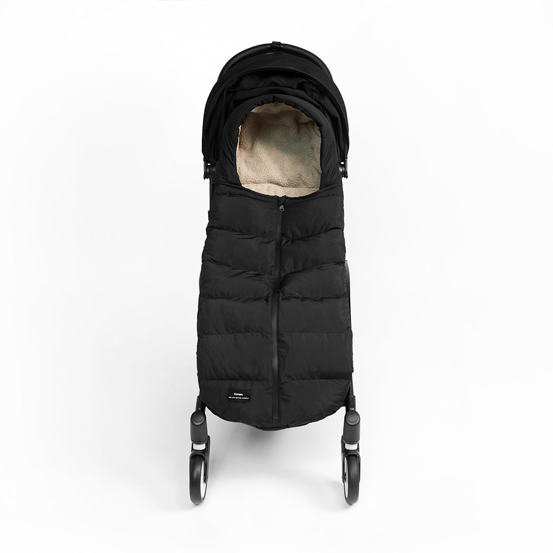  Finnson Alma Eco Universal Pram Footmuff - Black、mySite、merchandisen